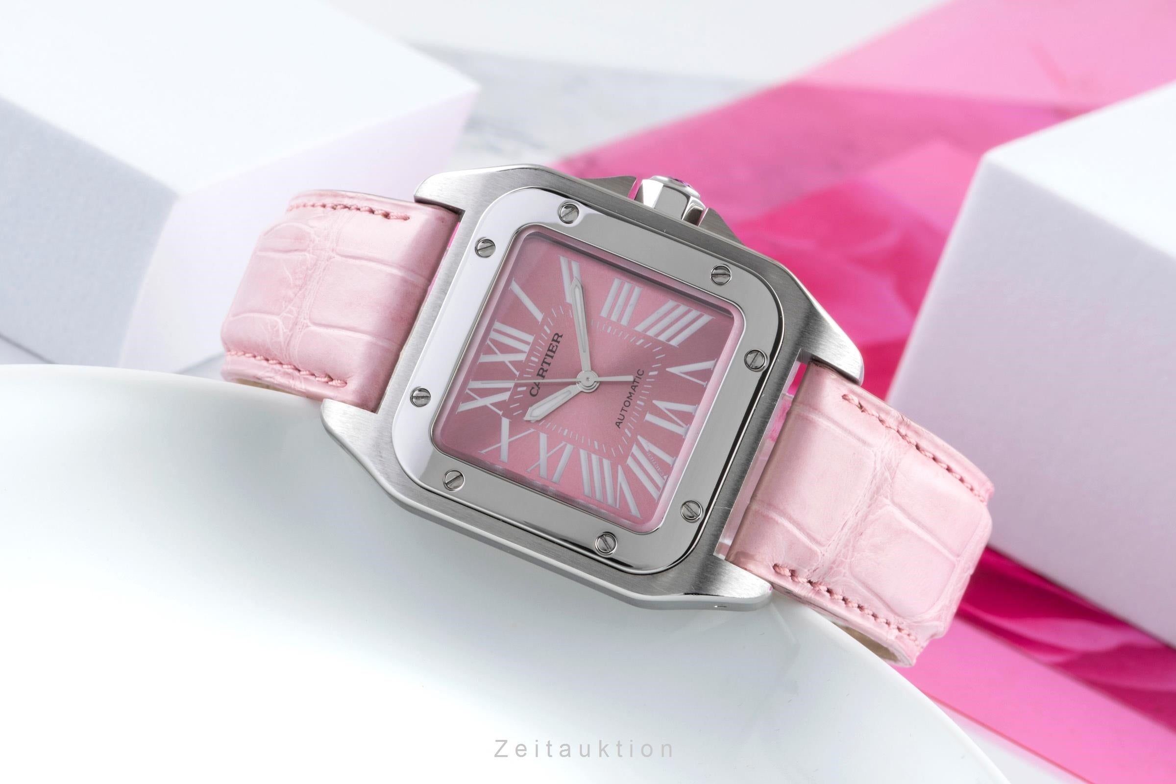 Cartier Santos 100 acciaio automatismo orologio da donna W20133X8, 2878  [2505115]