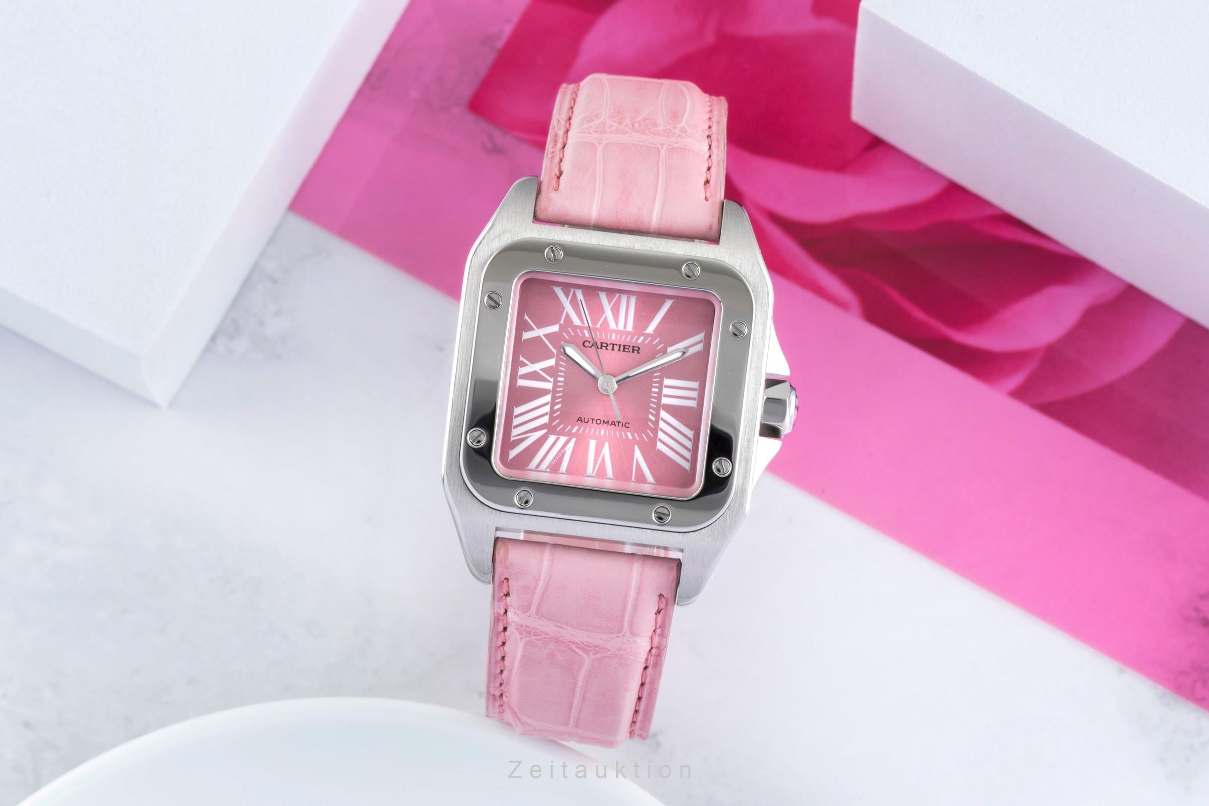 Cartier Santos 100 acciaio automatismo orologio da donna W20133X8, 2878  [2505115]