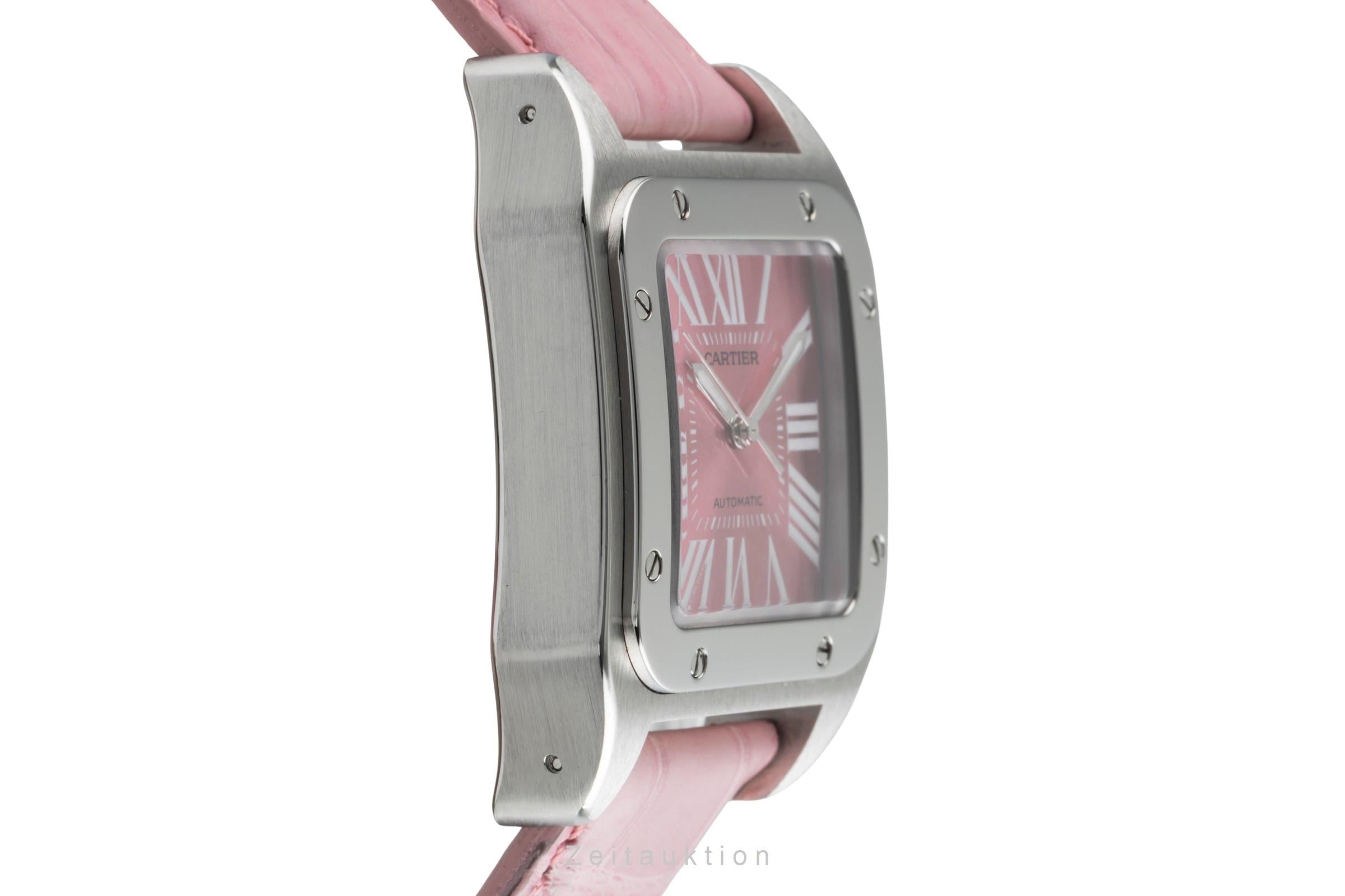 Cartier Santos 100 acciaio automatismo orologio da donna W20133X8, 2878  [2505115]