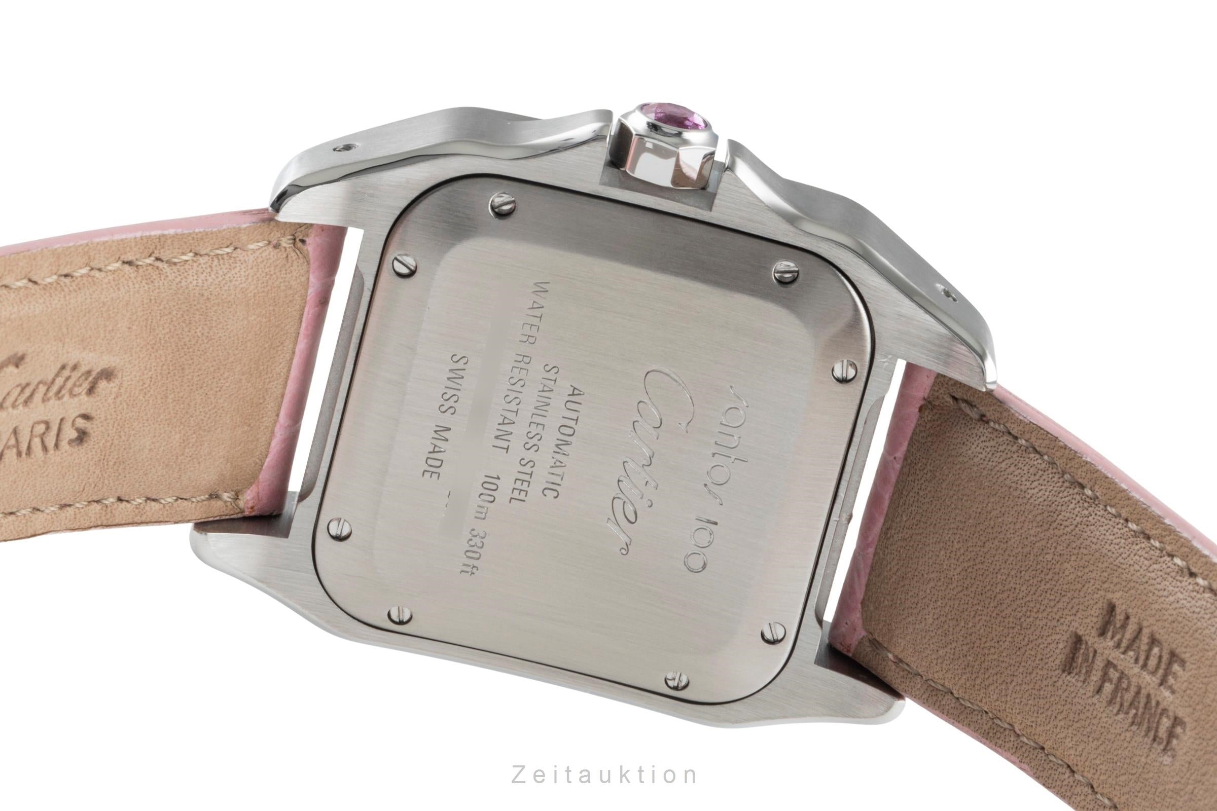 Cartier Santos 100 acciaio automatismo orologio da donna W20133X8, 2878  [2505115]