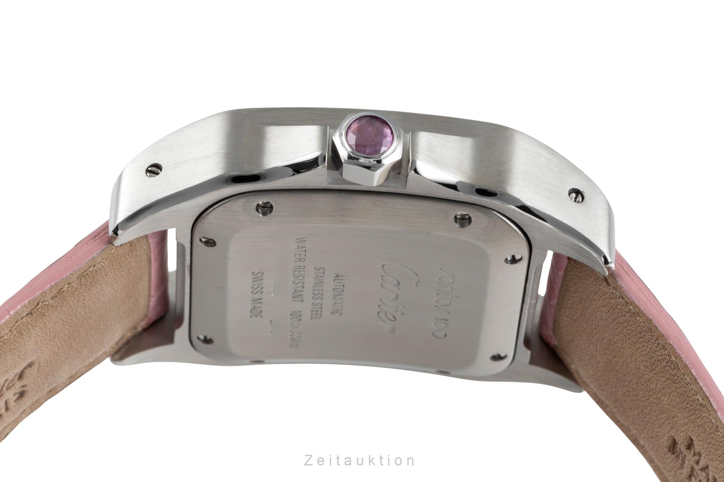 Cartier Santos 100 acciaio automatismo orologio da donna W20133X8, 2878  [2505115]