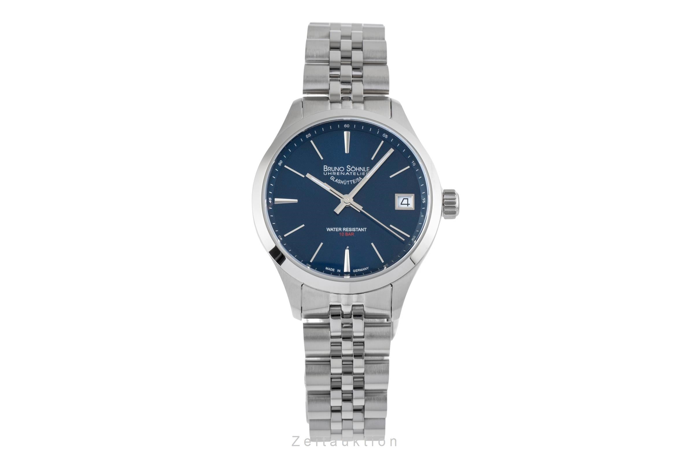ブルーノ Bruno Söhnle Glashütte Turin Small steel quartz Ref. 17-13226-342