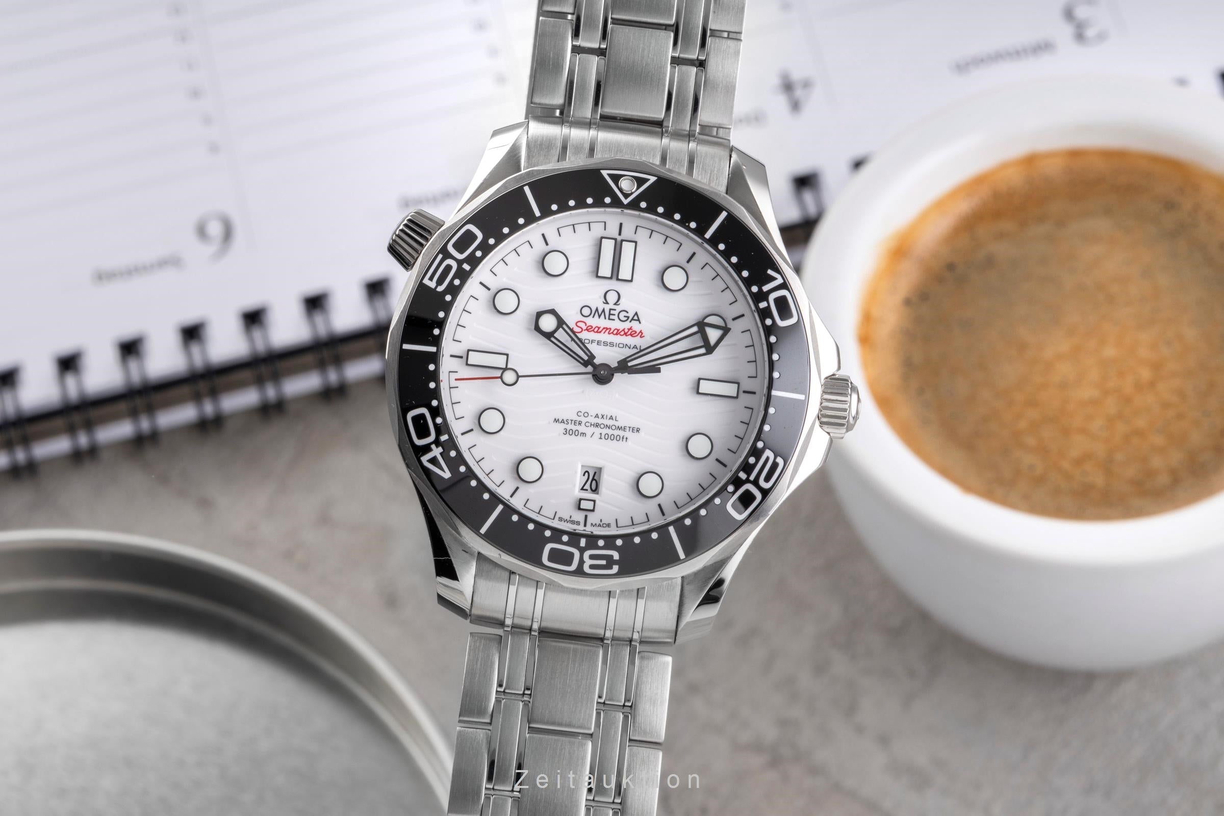 Omega Seamaster acier automatique montre pour hommes 210.30.42.20.04.001 LP: 6500EUR  [2505117]