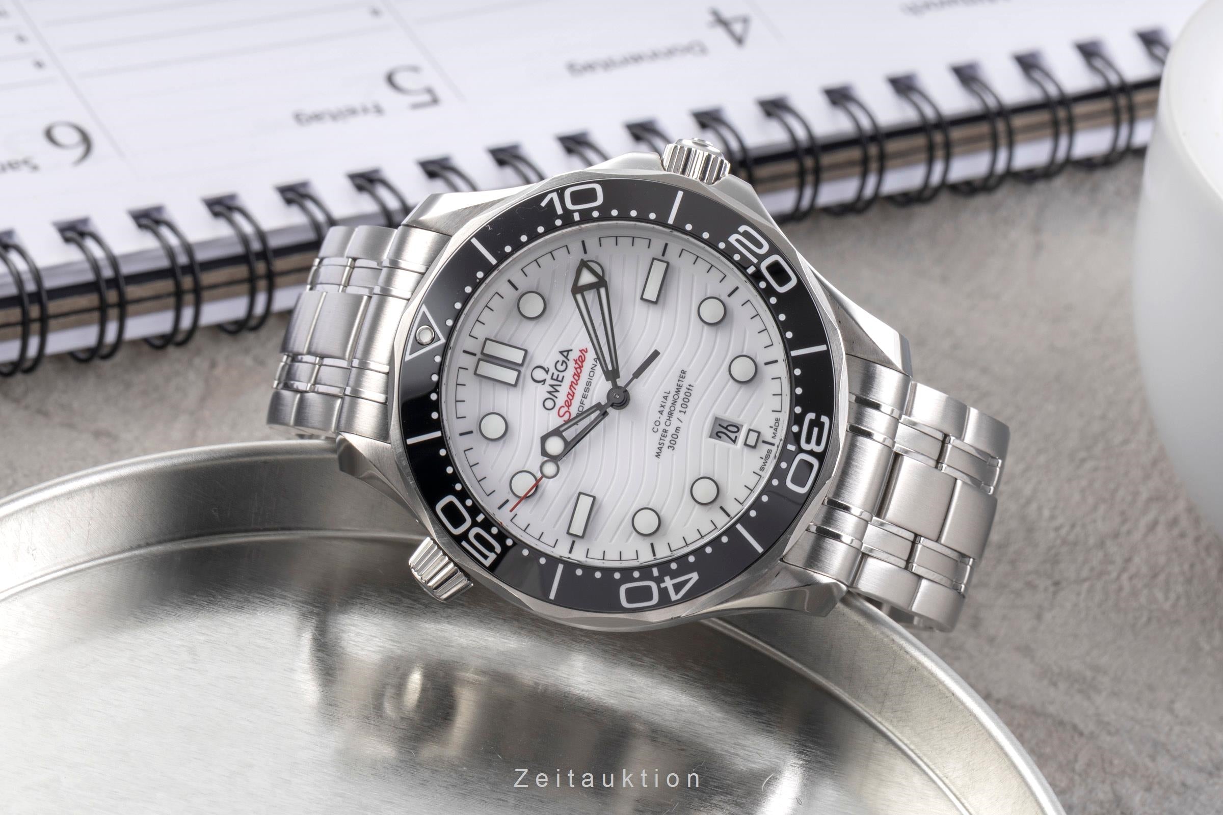 Omega Seamaster acier automatique montre pour hommes 210.30.42.20.04.001 LP: 6500EUR  [2505117]