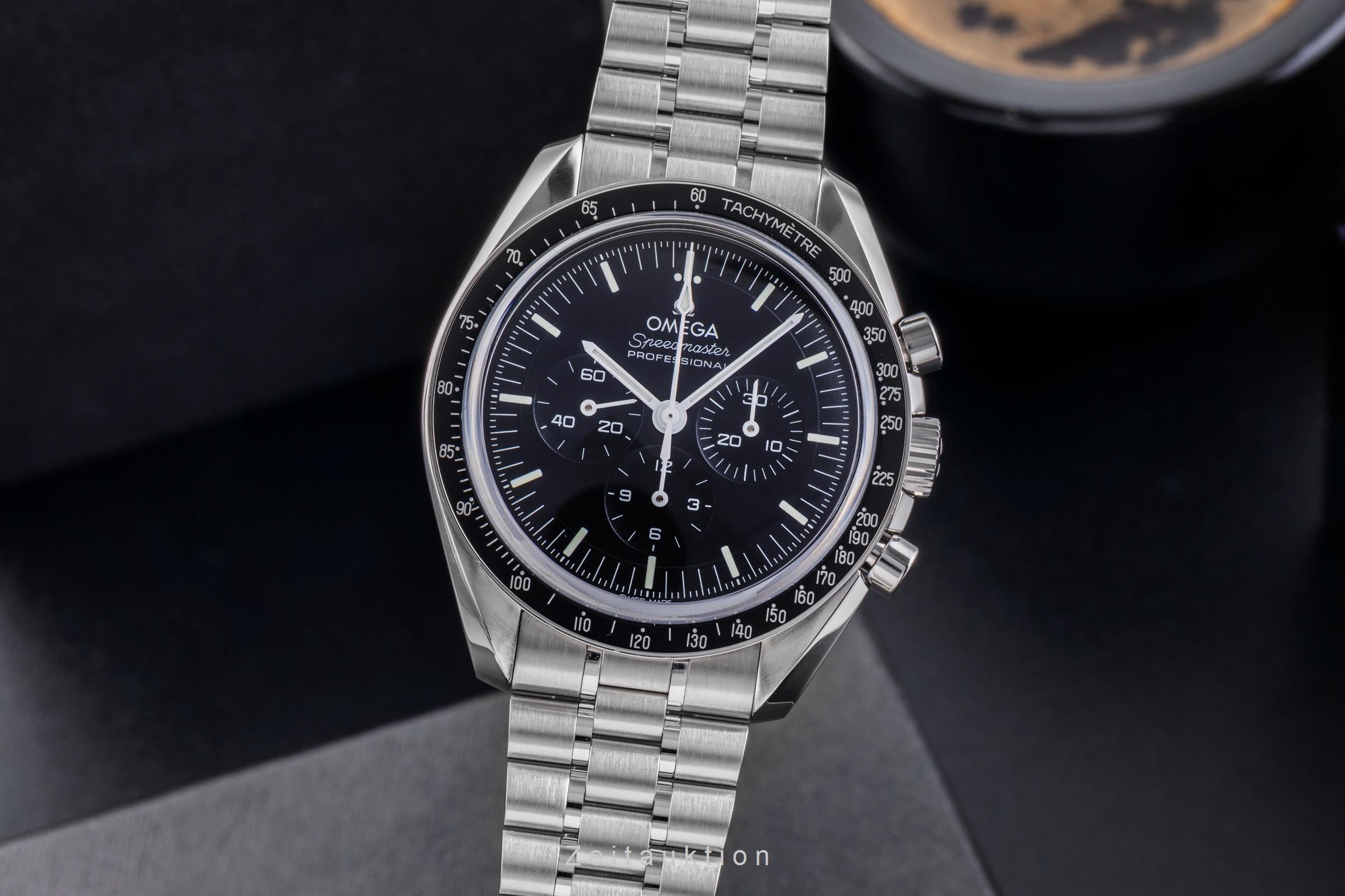 Omega Speedmaster Moonwatch chronographe acier à remontage manuel montre pour hommes 310.30.42.50.01.002 LP: 8700EUR  [2505118]