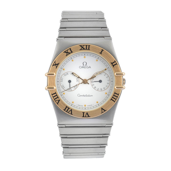 Omega Constellation acier / or  quartz montre pour hommes 396.1070  396.1080 Vintage  [2505119]