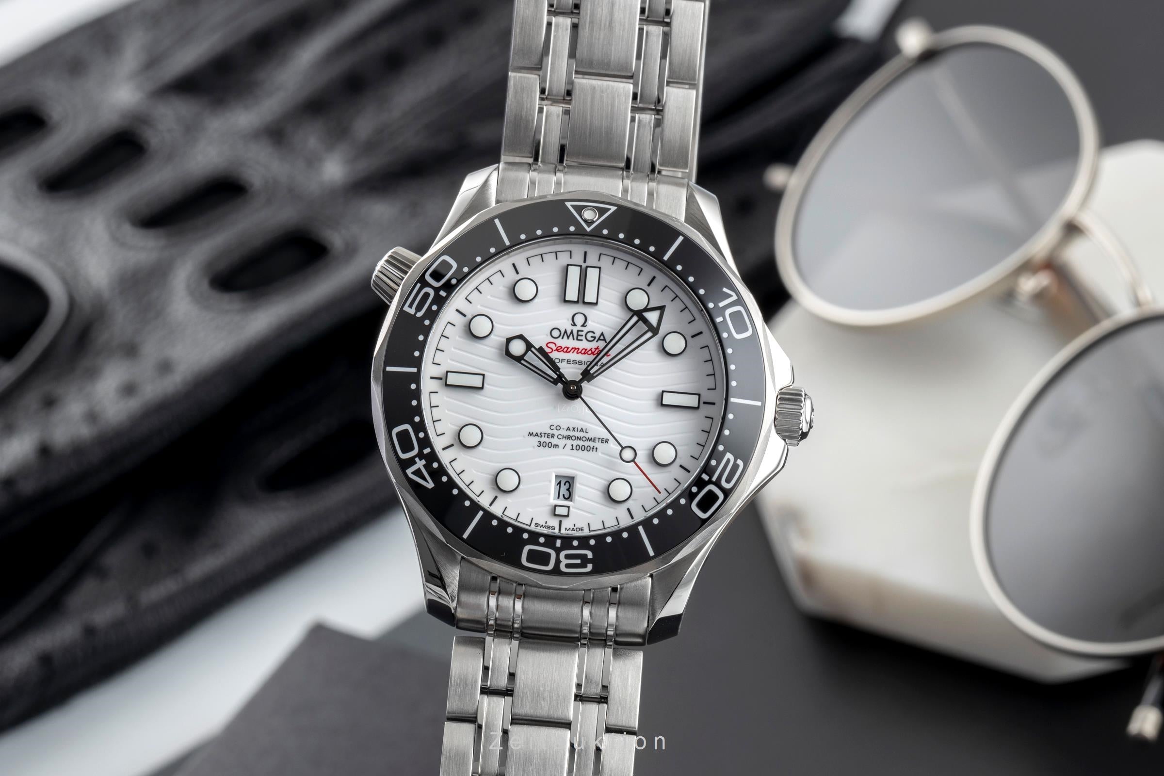 Omega Seamaster acier automatique montre pour hommes 210.30.42.20.04.001 LP: 6500EUR  [2505121]