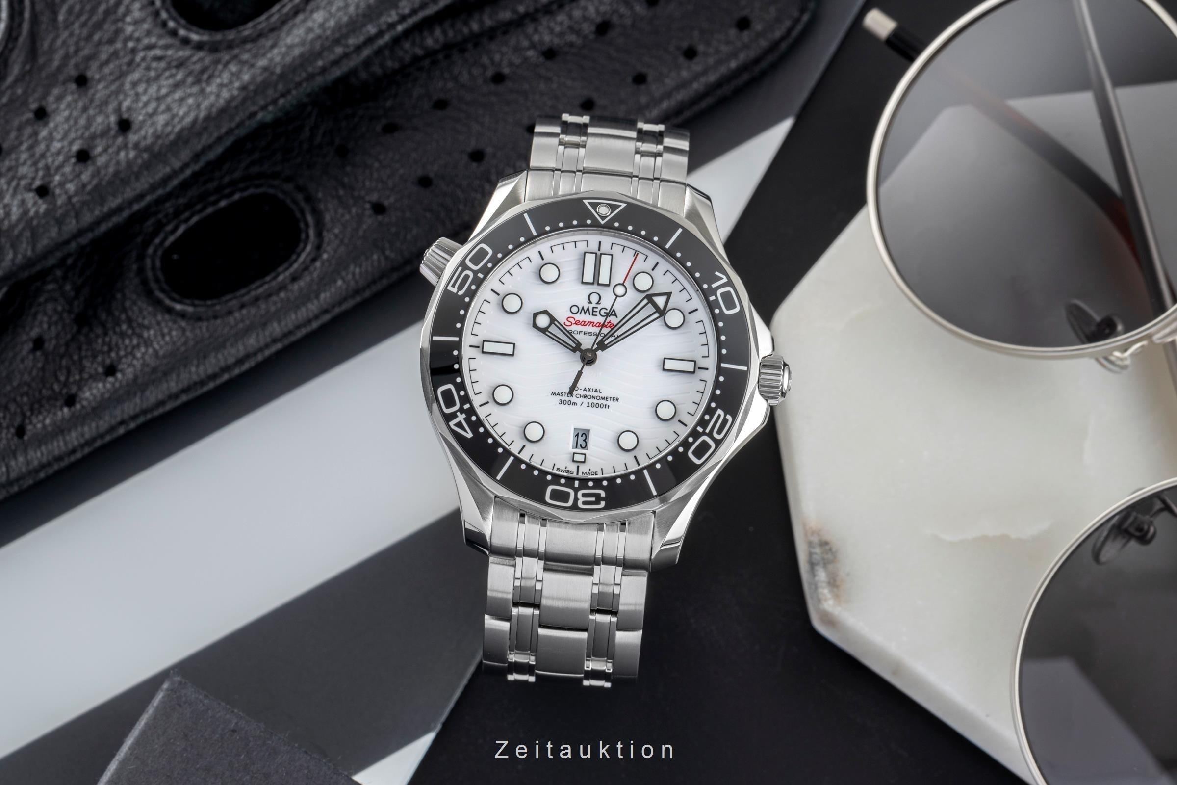 Omega Seamaster acier automatique montre pour hommes 210.30.42.20.04.001 LP: 6500EUR  [2505121]