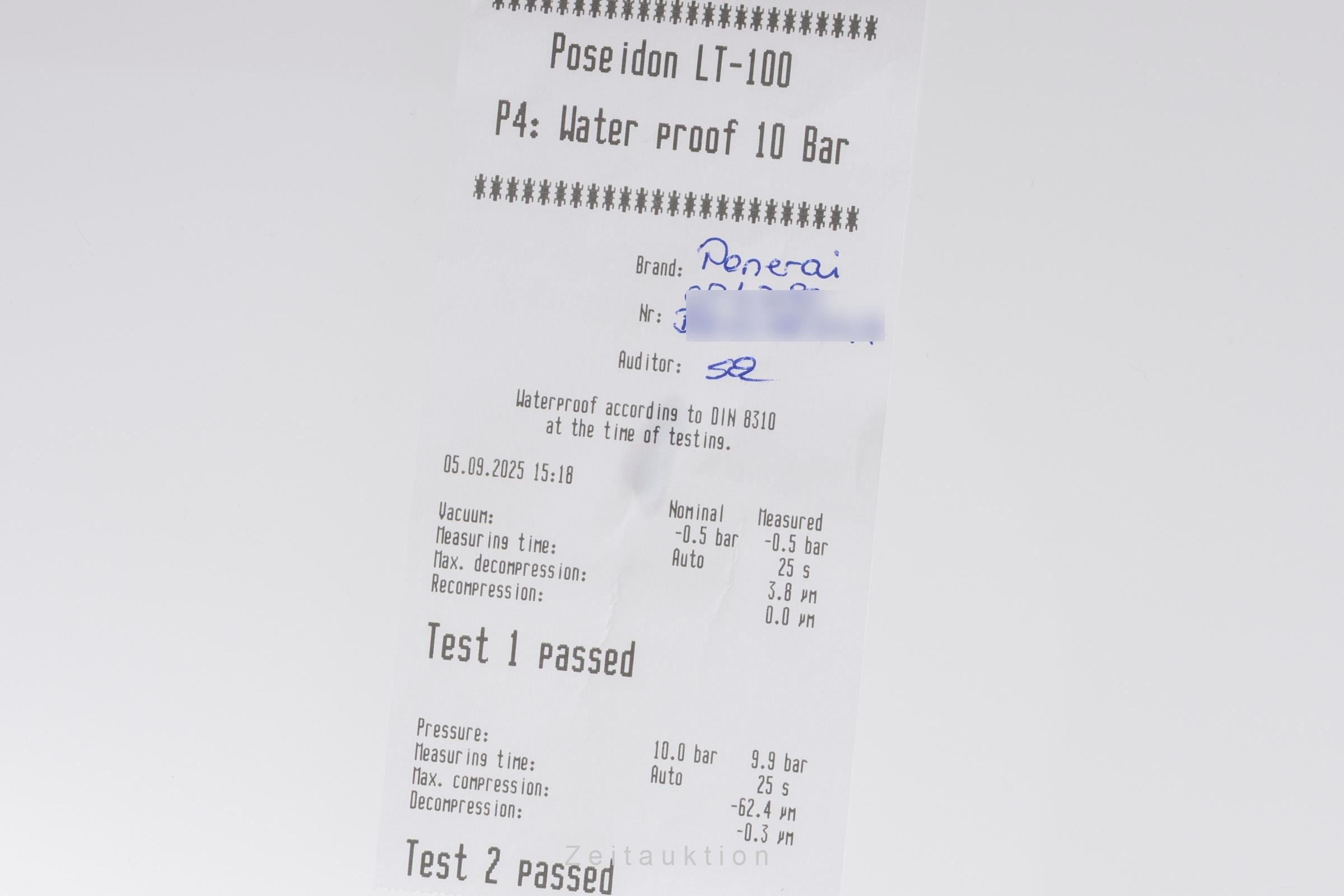 Panerai Submersible acier automatique montre pour hommes PAM01226 LP: 10100EUR  [2505122]