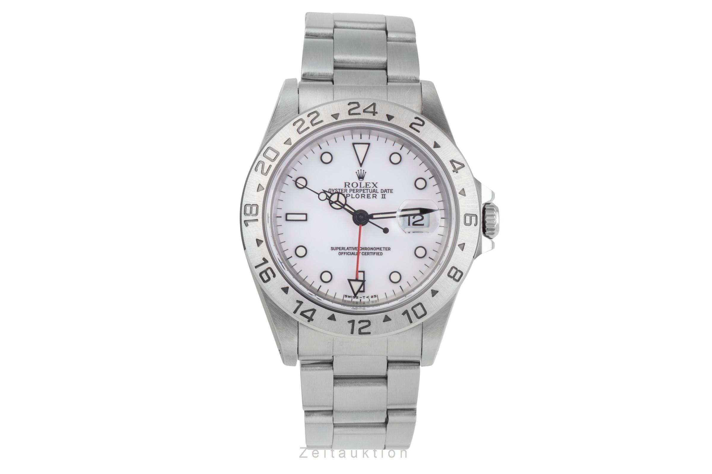 Rolex Explorer II steel automatic men's watch 16570  [2505130]