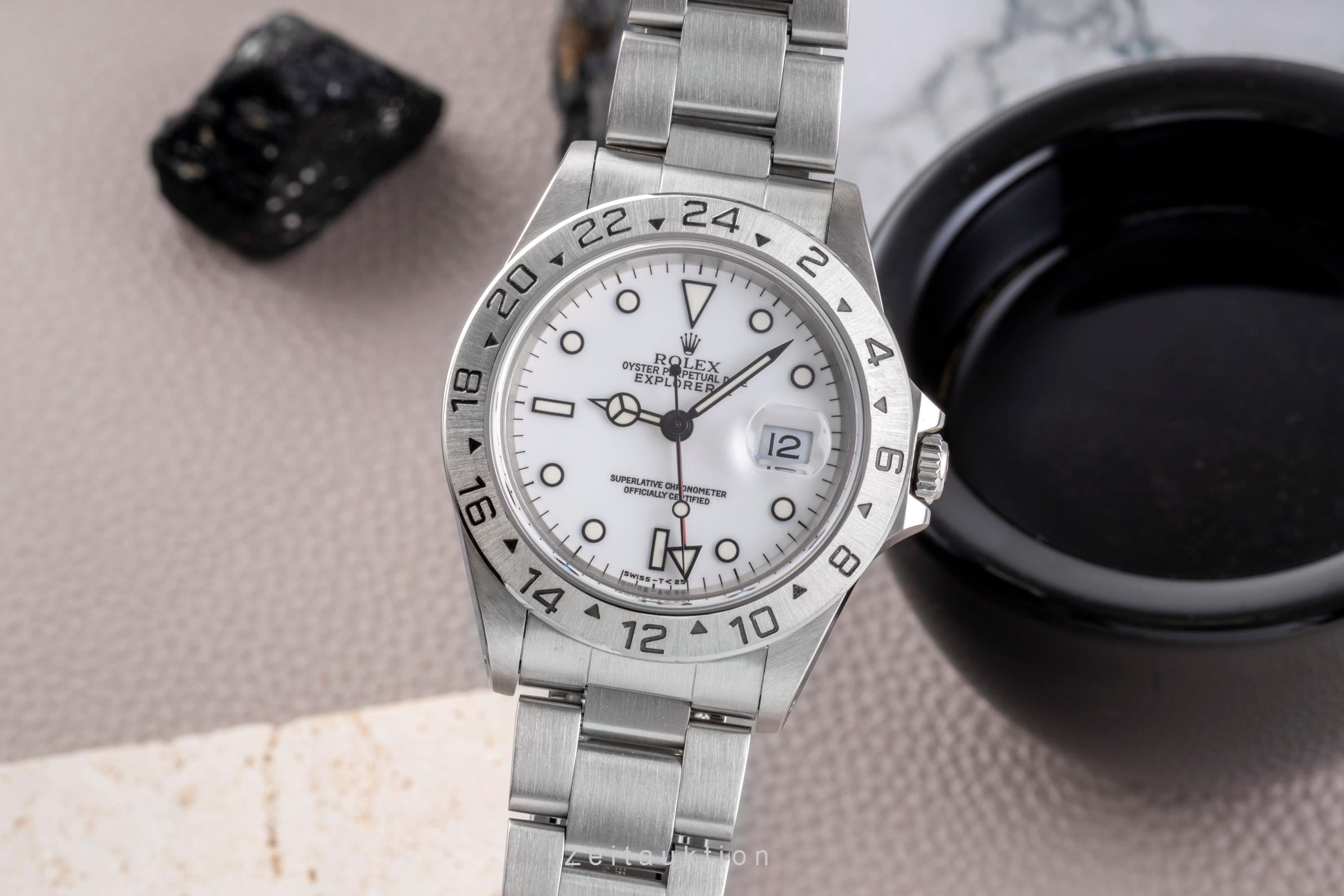 Rolex Explorer II steel automatic men's watch 16570  [2505130]