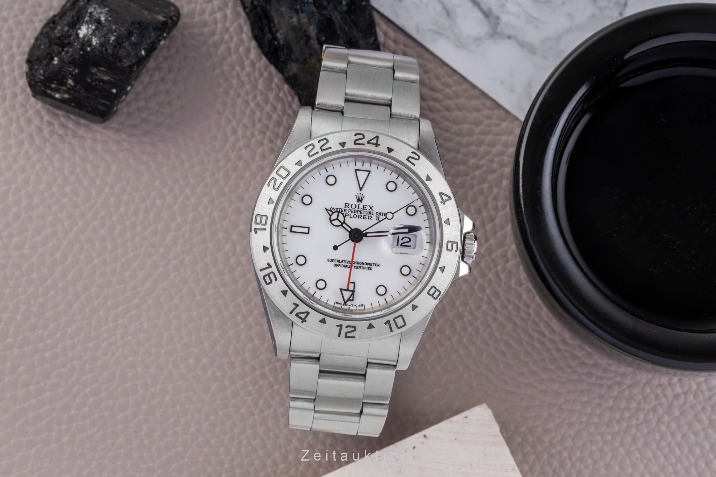 Rolex Explorer II steel automatic men's watch 16570  [2505130]