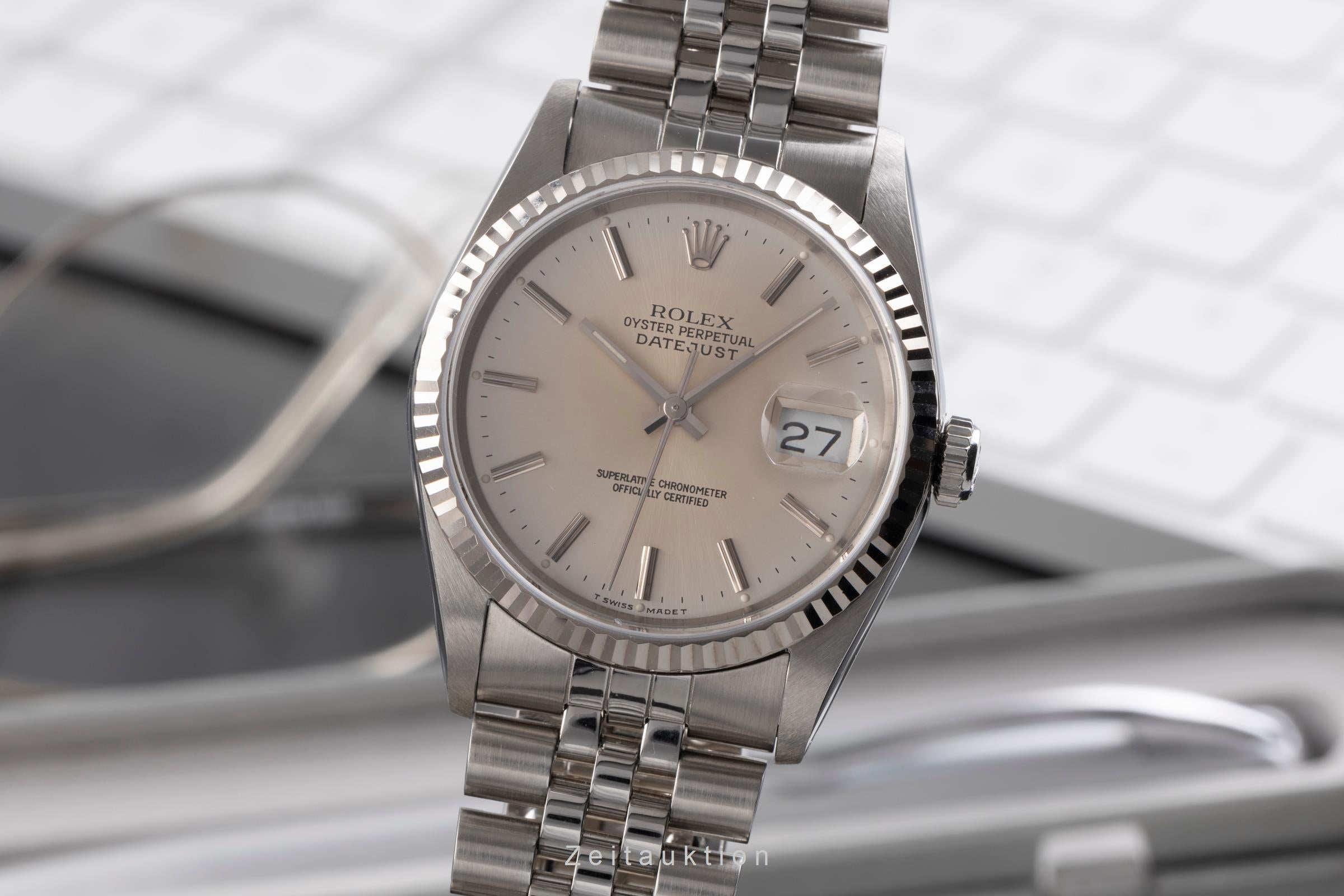 Rolex Datejust 36 Stahl / Weissgold  Automatik Herrenuhr Ref. 16234 X-Serie [2505131]