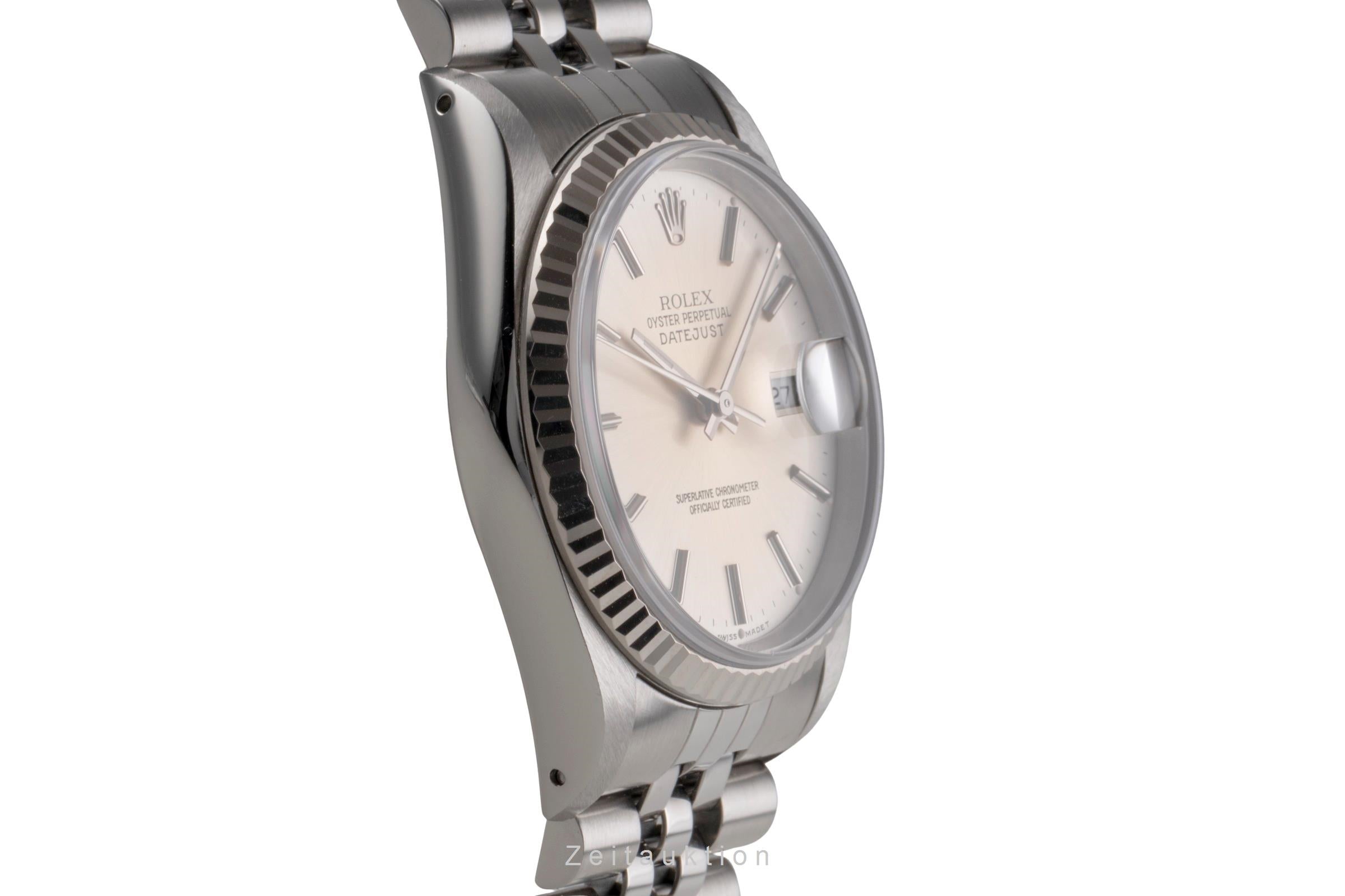 Rolex Datejust steel / white gold automatic men's watch 16234  [2505131]