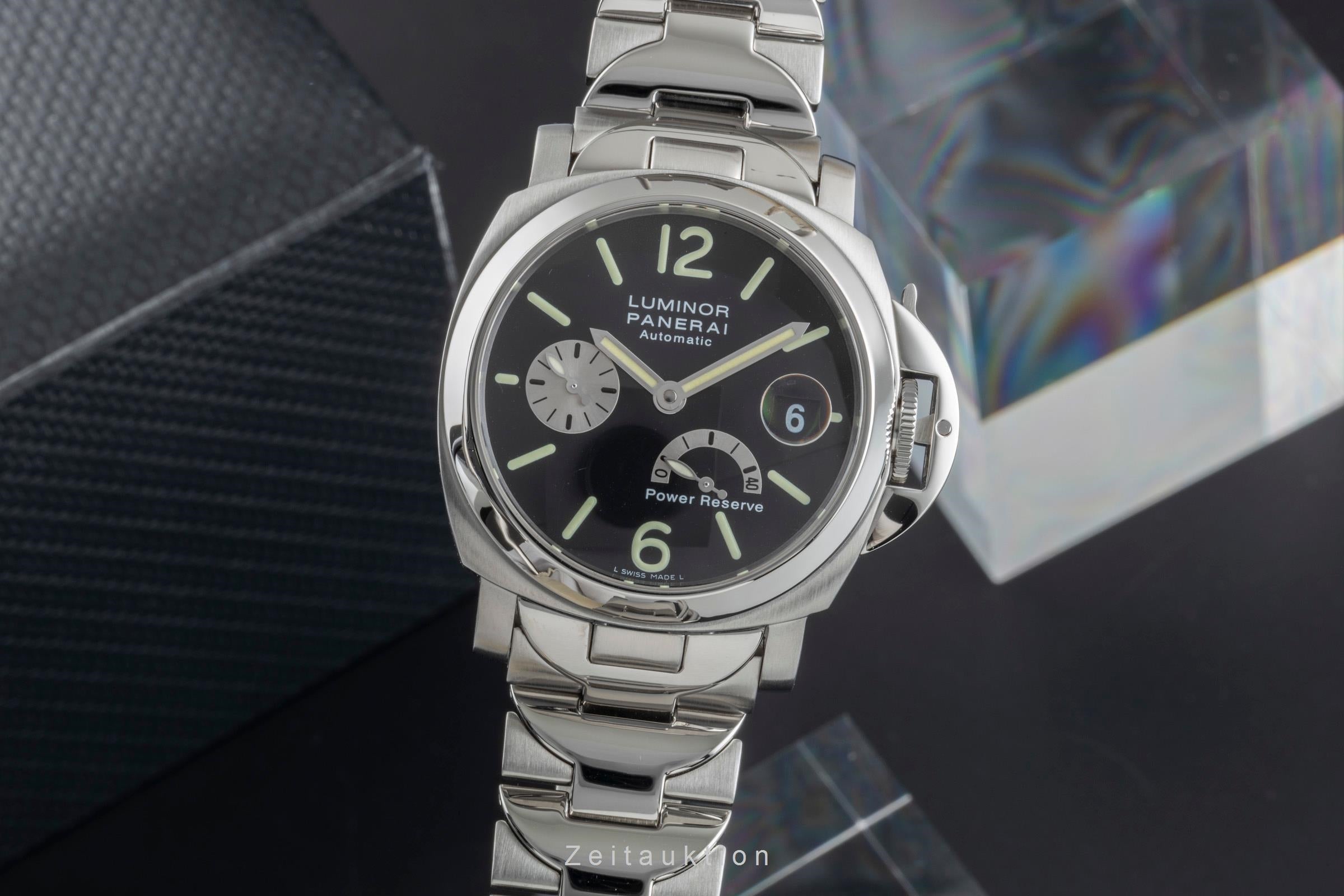 Panerai Luminor  steel automatic men's watch PAM00125  [2505134]