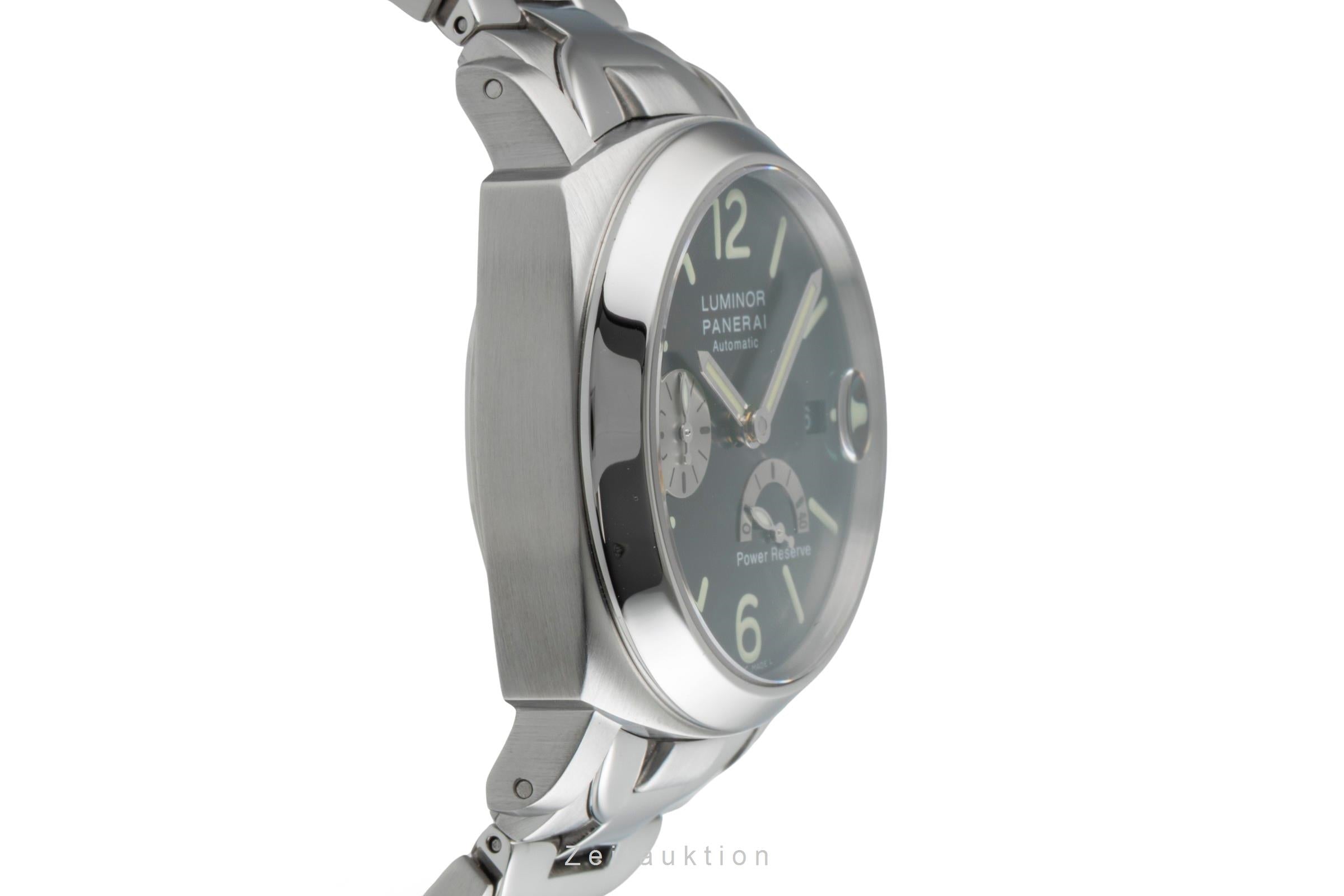 Panerai Luminor Power Reserve Stahl Automatik Herrenuhr Ref. PAM00125 B&P 2005 [2505134]