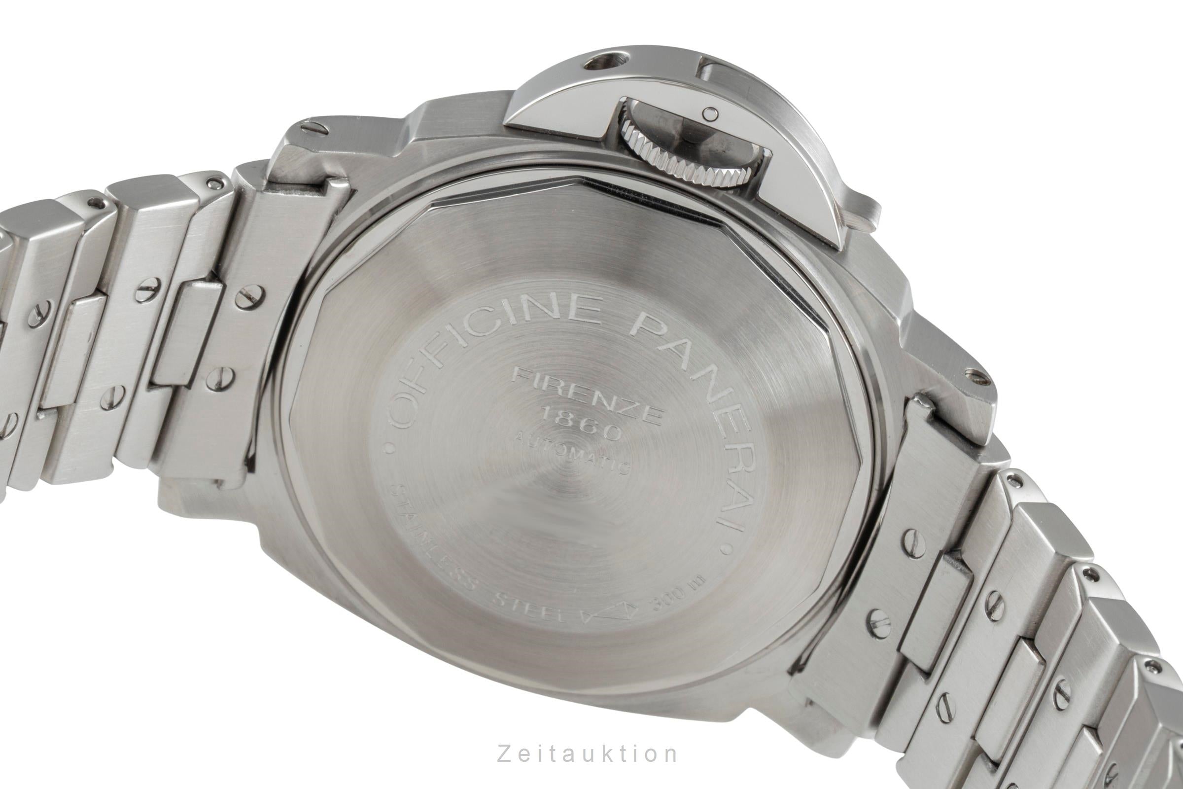 Panerai Luminor Power Reserve Stahl Automatik Herrenuhr Ref. PAM00125 B&P 2005 [2505134]