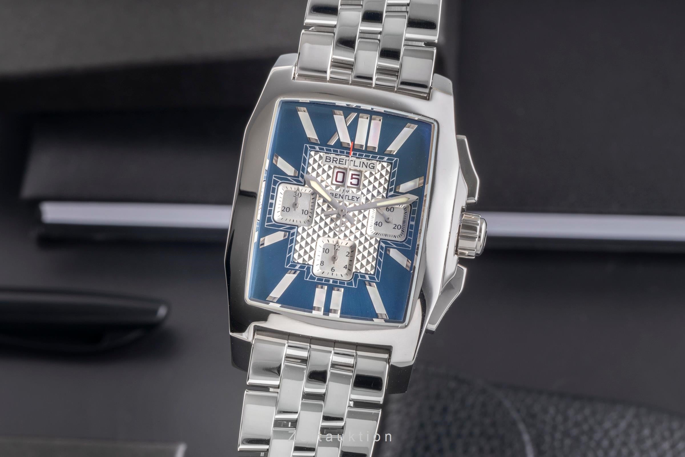 Breitling Bentley Flying B chronographe acier automatique montre pour hommes A44365  [2505135]