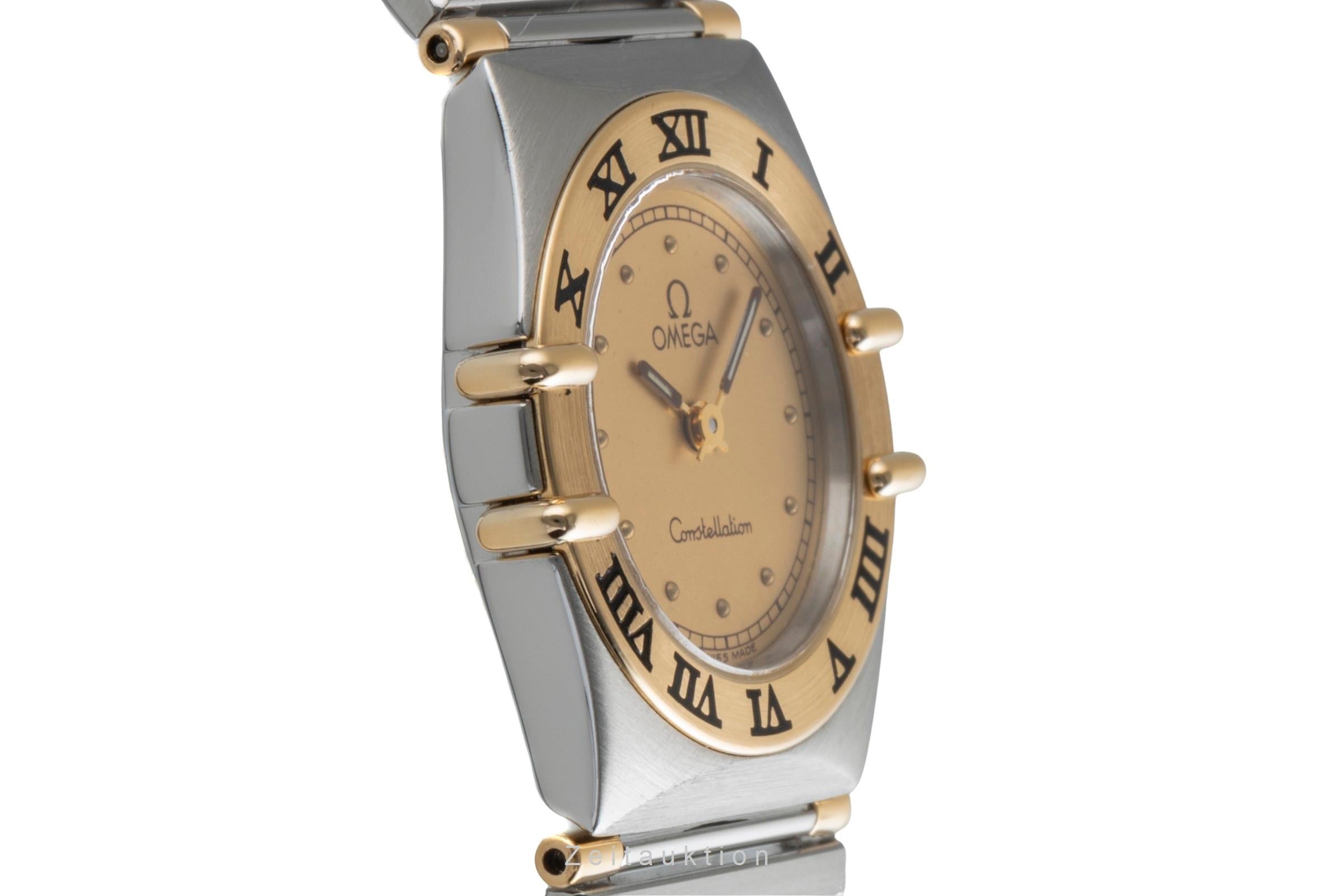 Omega Constellation steel / gold quartz women's watch 795.1080  [2505138]