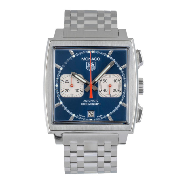 Tag Heuer Monaco chronographe acier automatique montre pour hommes CW 2113-0  [2505139]