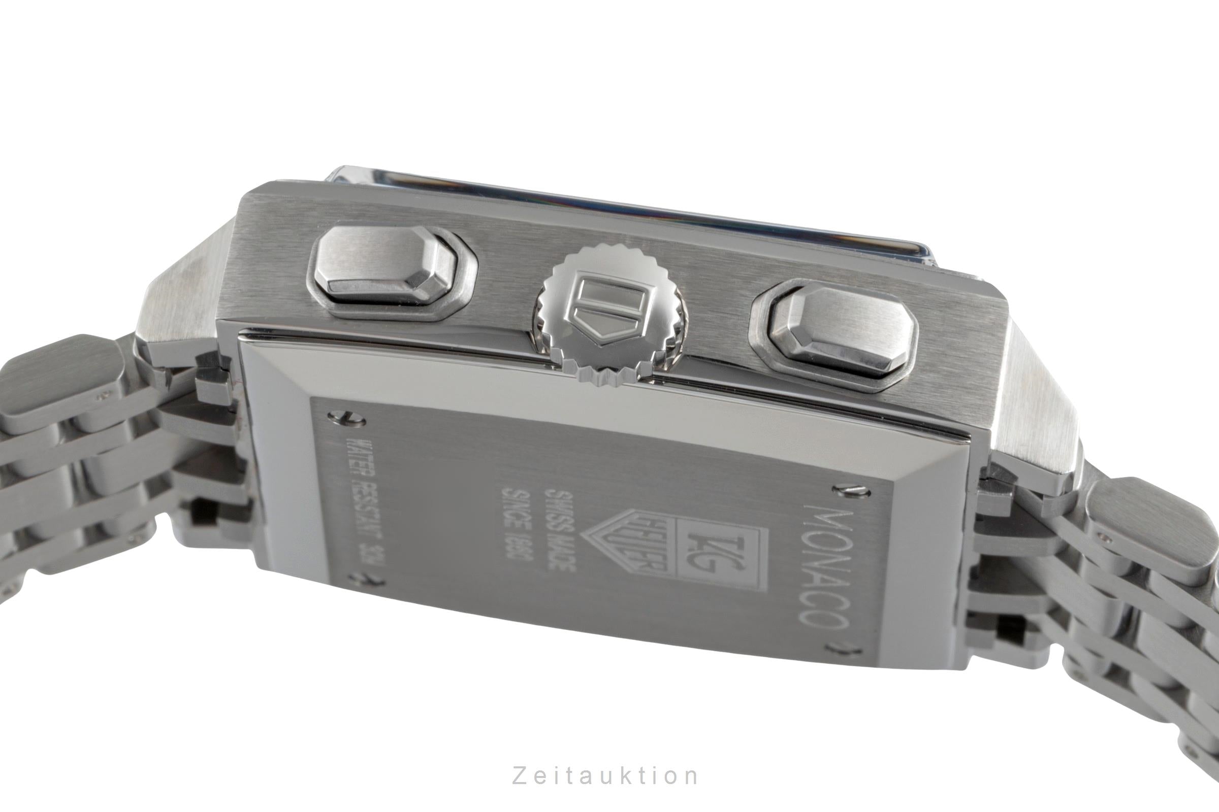 Tag Heuer Monaco chronographe acier automatique montre pour hommes CW 2113-0  [2505139]