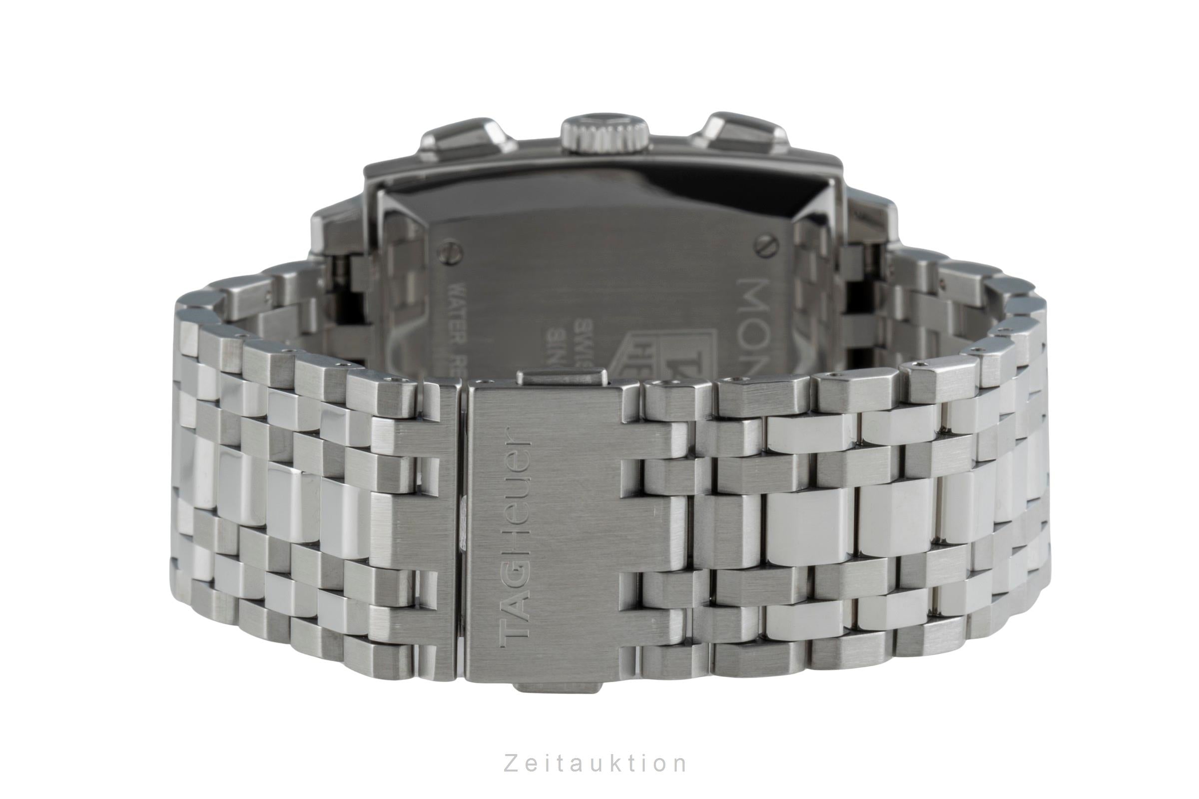 Tag Heuer Monaco chronographe acier automatique montre pour hommes CW 2113-0  [2505139]