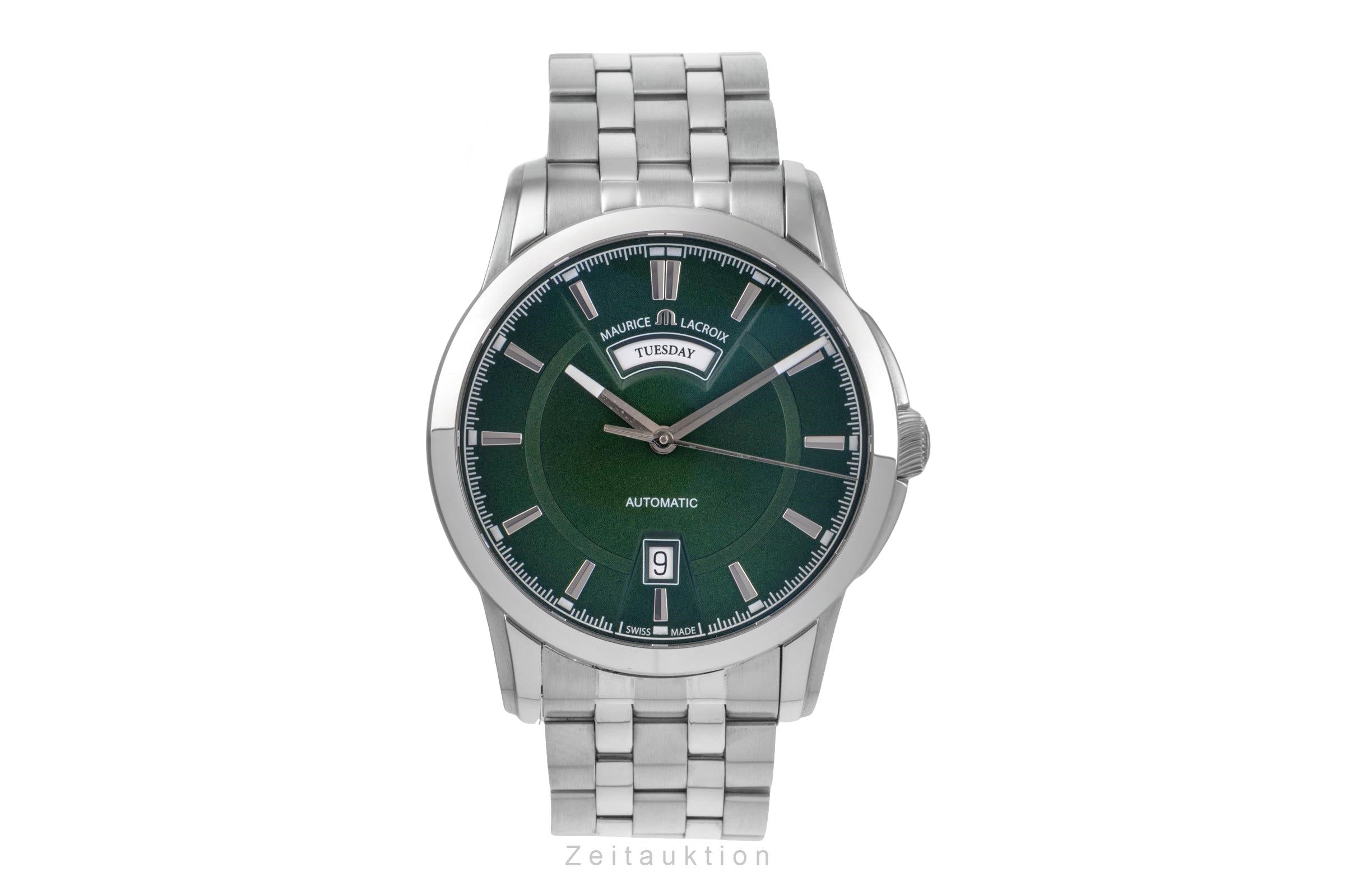 Maurice Lacroix Pontos acciaio automatismo orologio da uomo PT6158-SS002-63E-1  [2505140]