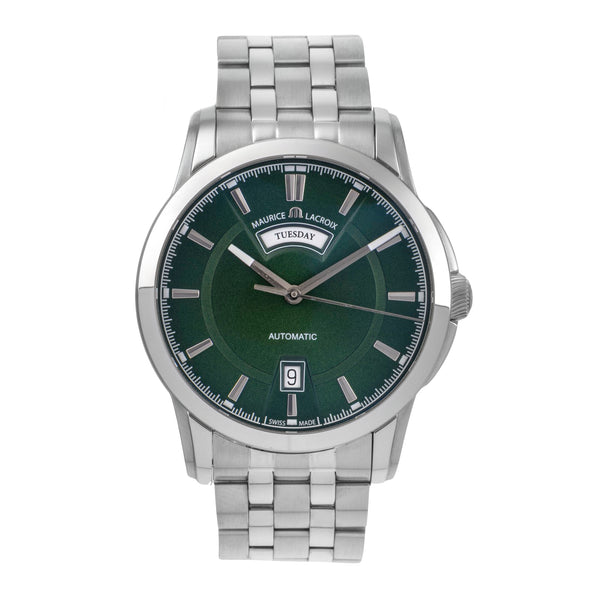 Maurice Lacroix Pontos acciaio automatismo orologio da uomo PT6158-SS002-63E-1  [2505140]