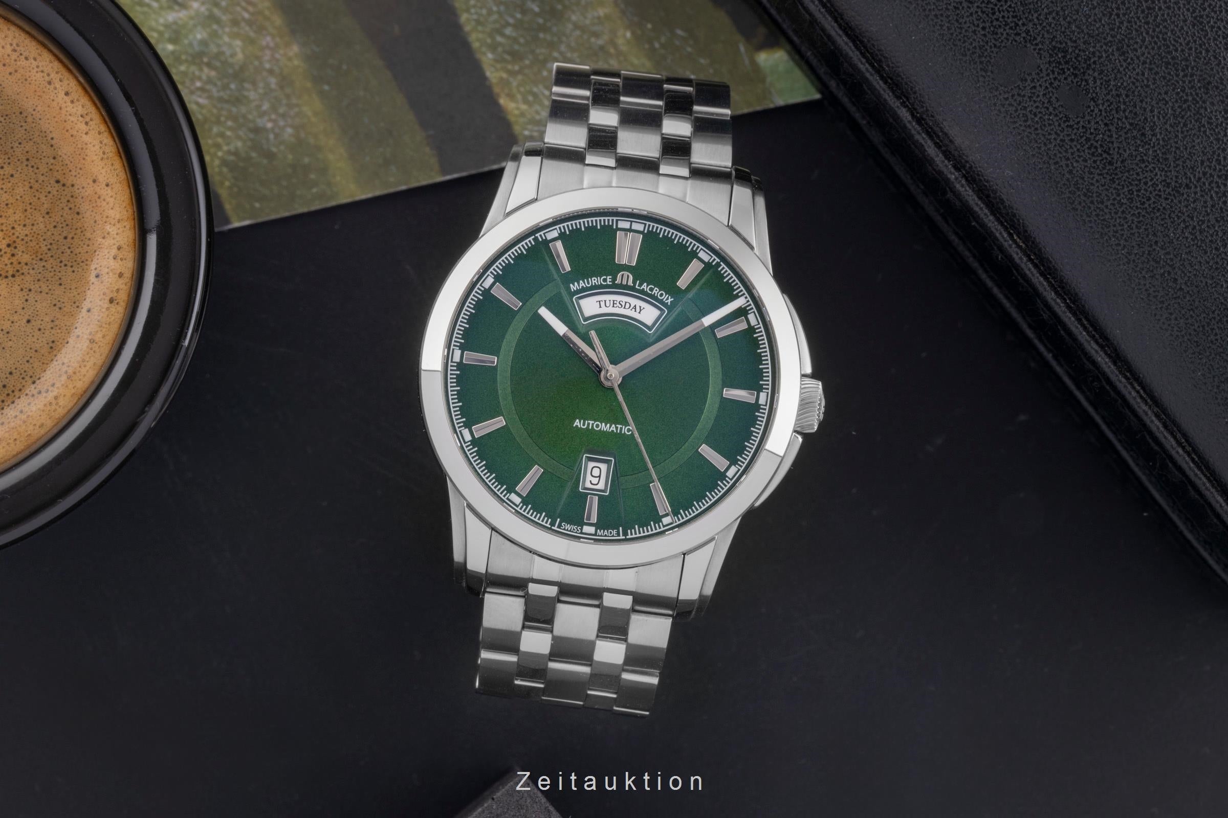 Maurice Lacroix Pontos acciaio automatismo orologio da uomo PT6158-SS002-63E-1  [2505140]