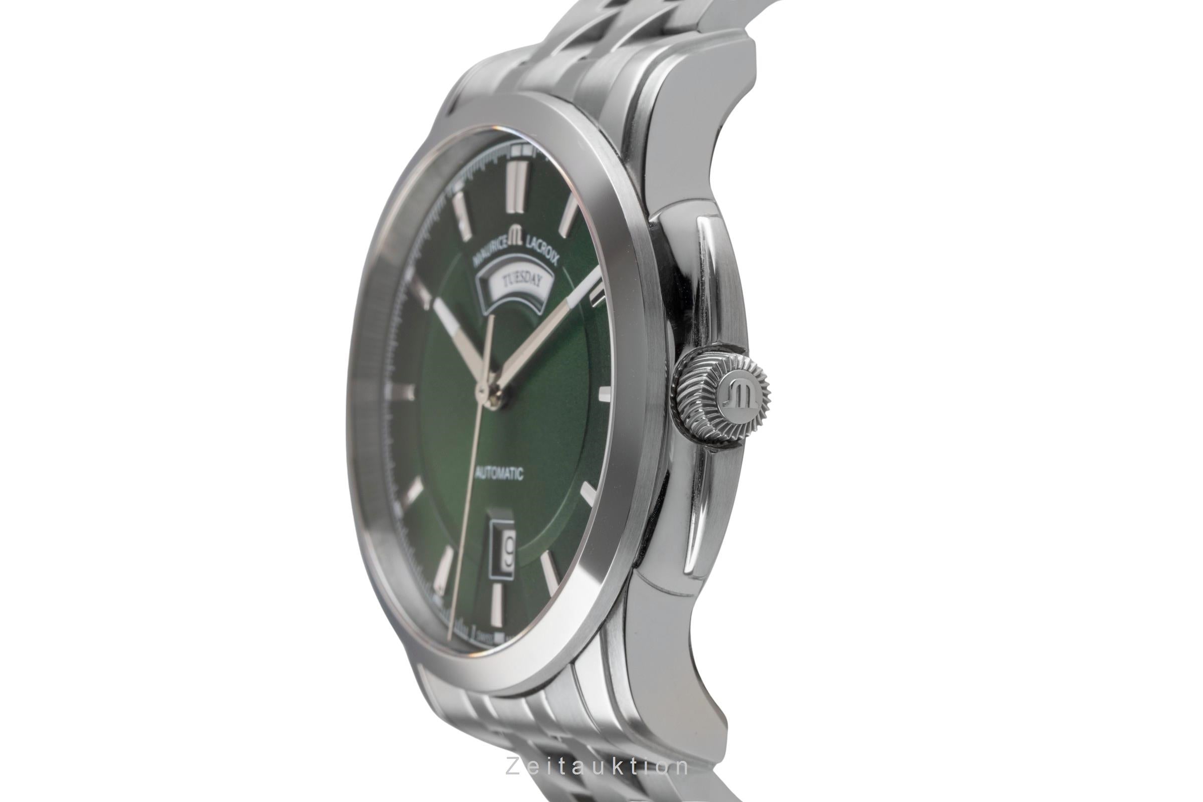 Maurice Lacroix Pontos acciaio automatismo orologio da uomo PT6158-SS002-63E-1  [2505140]
