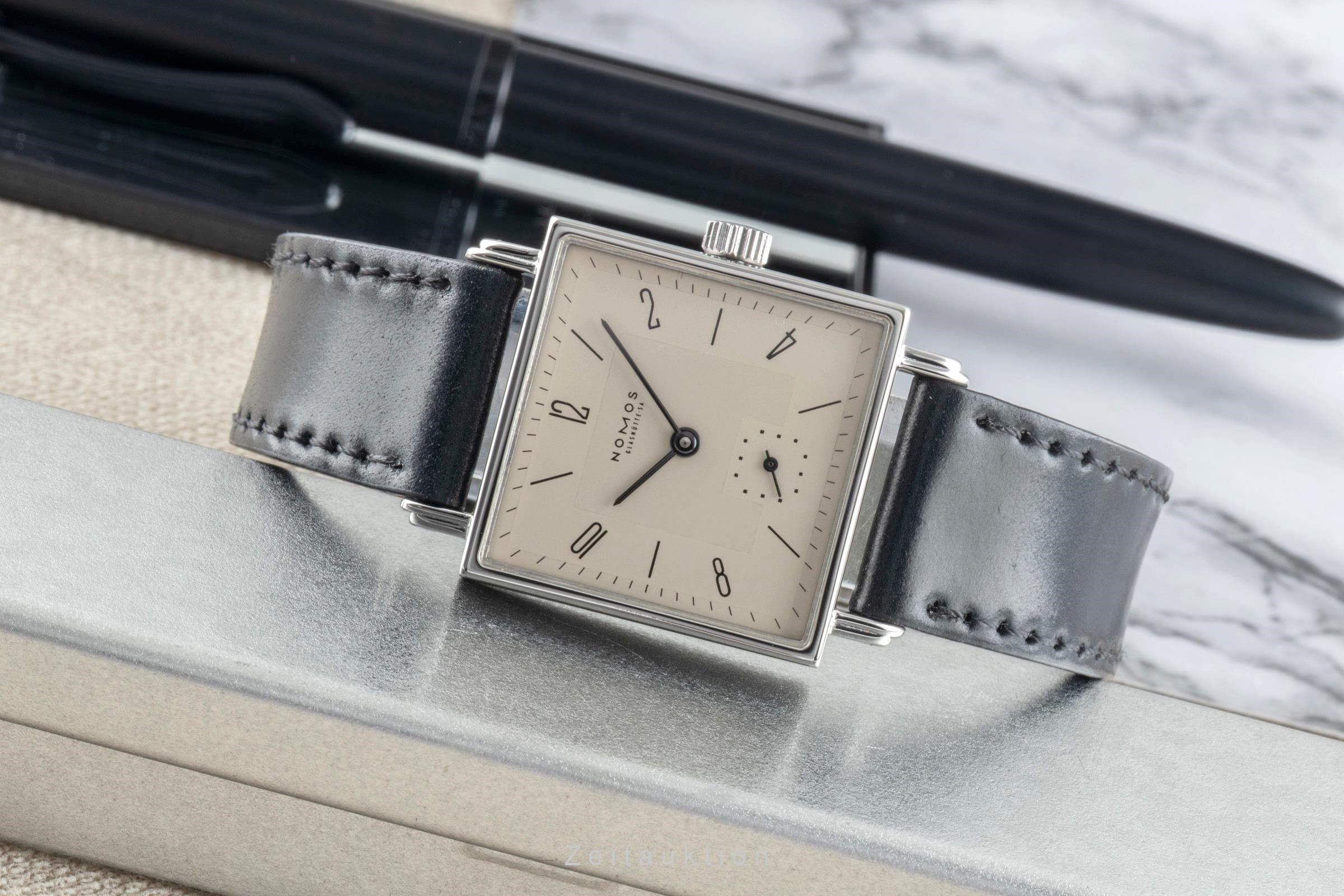 Nomos Tetra steel manual winding men's watch 401  [2505141]