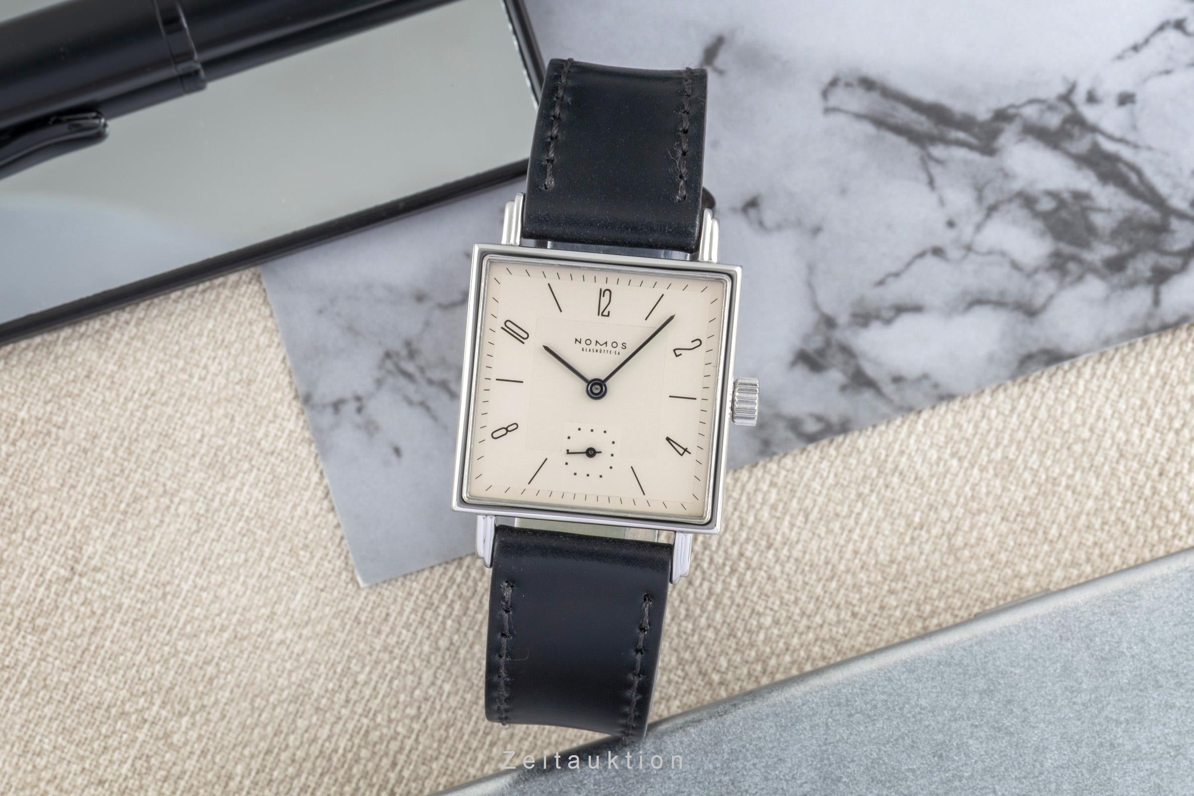 Nomos Tetra steel manual winding men's watch 401  [2505141]