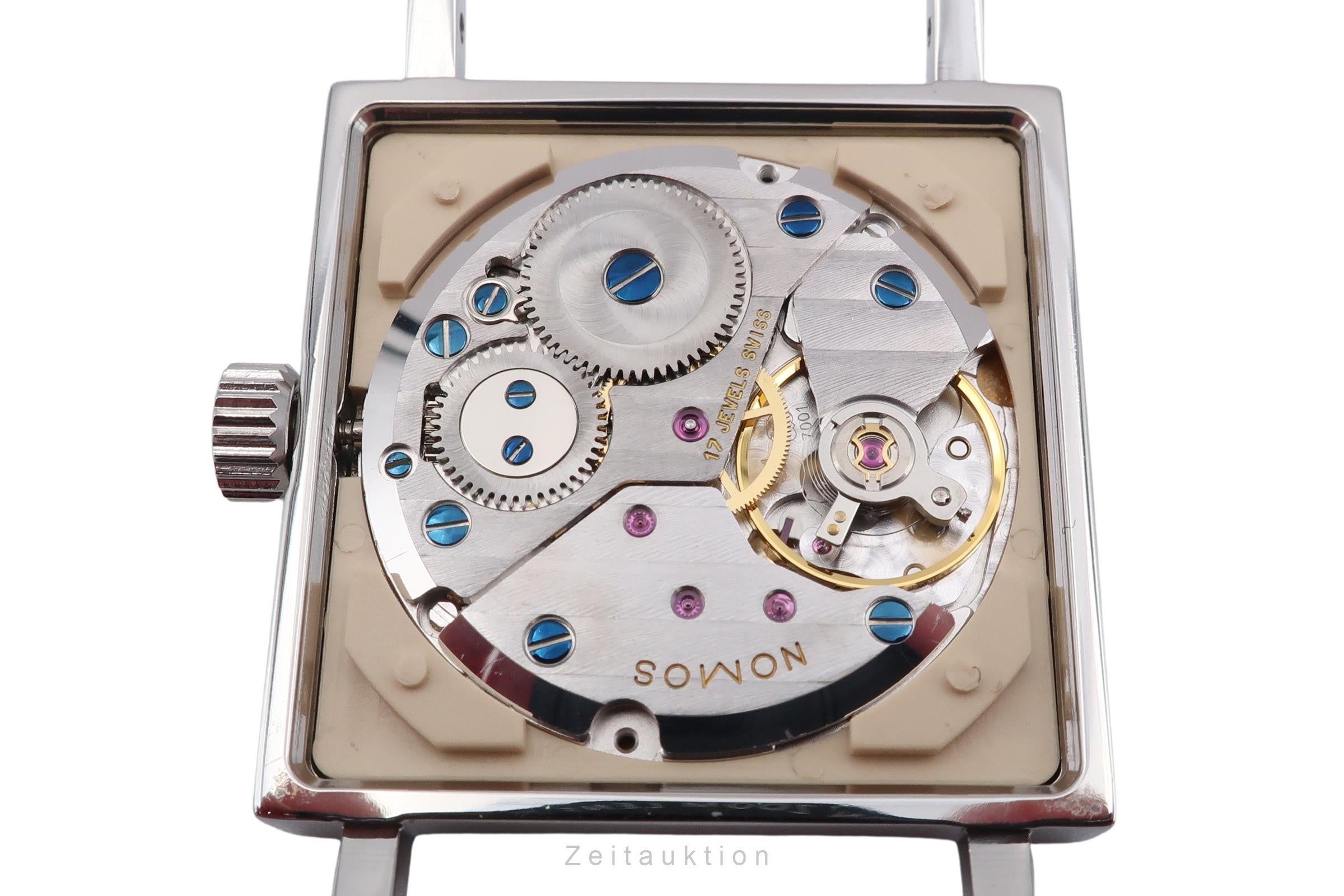 Nomos Tetra steel manual winding men's watch 401  [2505141]