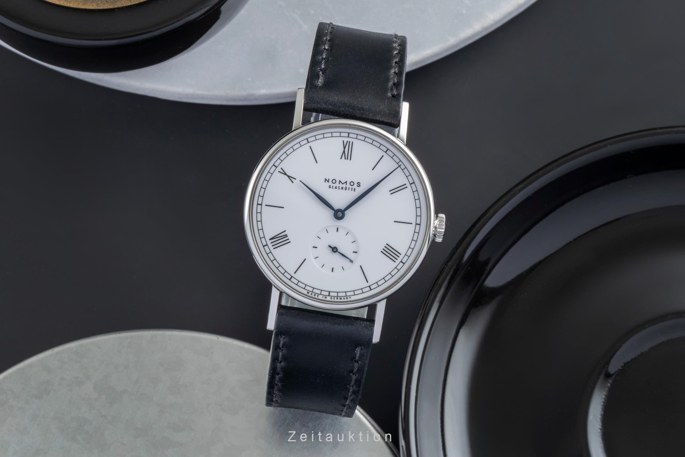 Nomos Ludwig acero cuerda manual reloj para caballeros 205  [2505142]