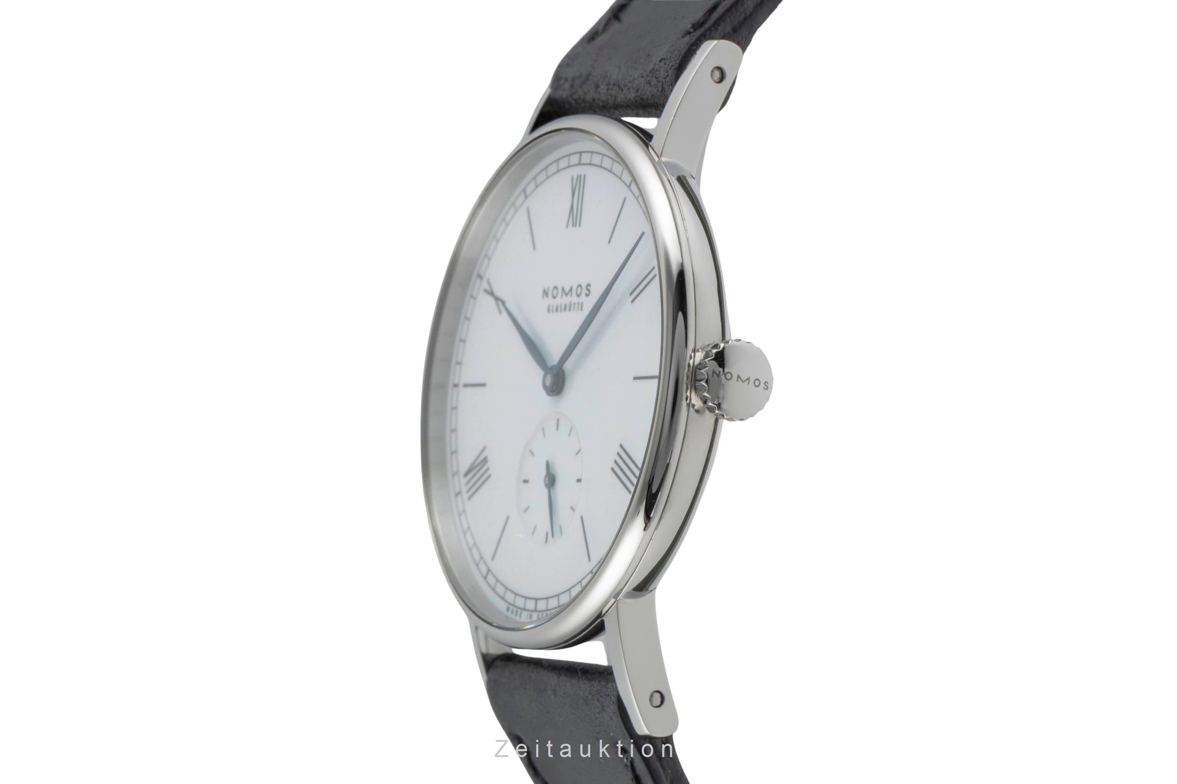 Nomos Ludwig acero cuerda manual reloj para caballeros 205  [2505142]