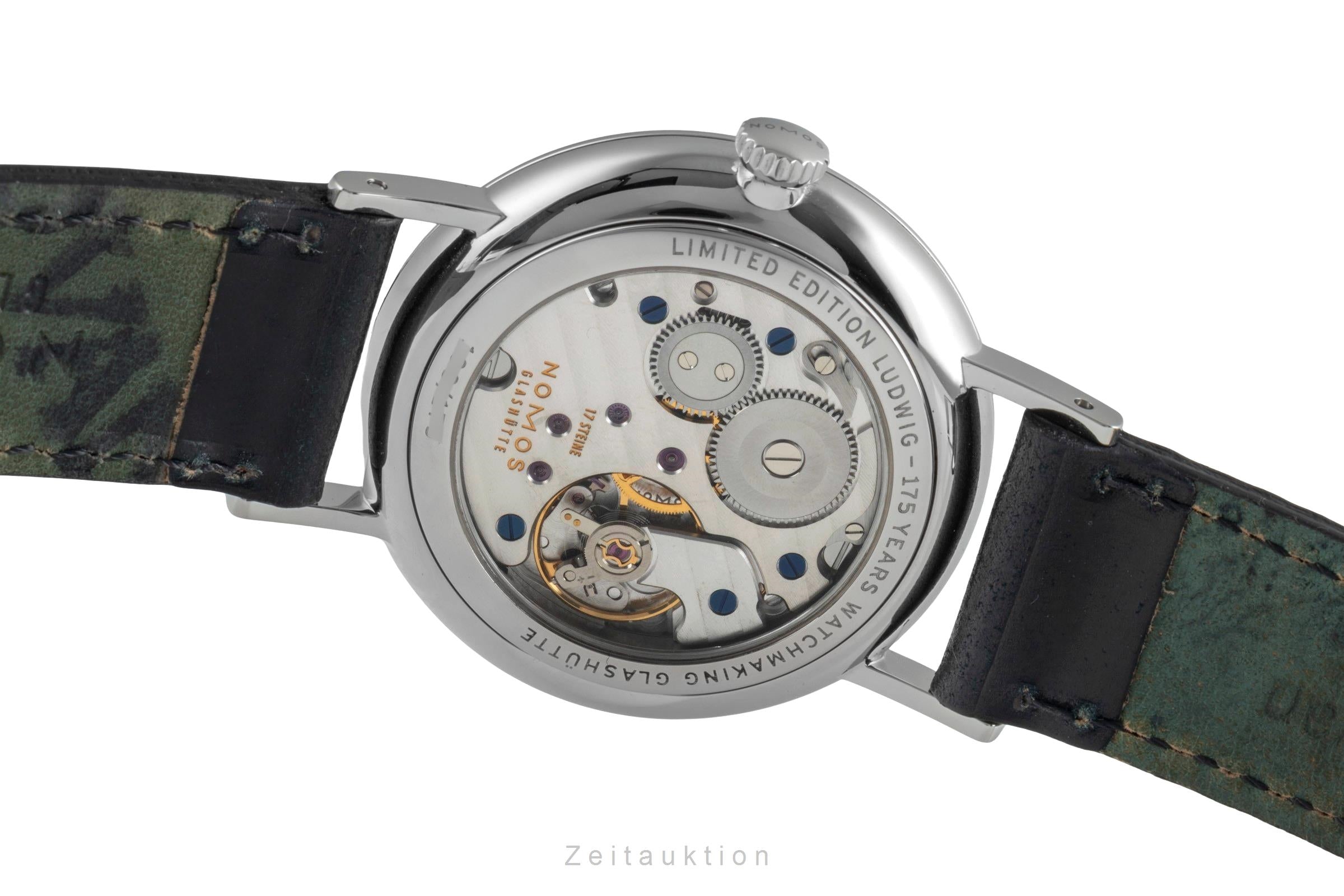 Nomos Ludwig acero cuerda manual reloj para caballeros 205  [2505142]