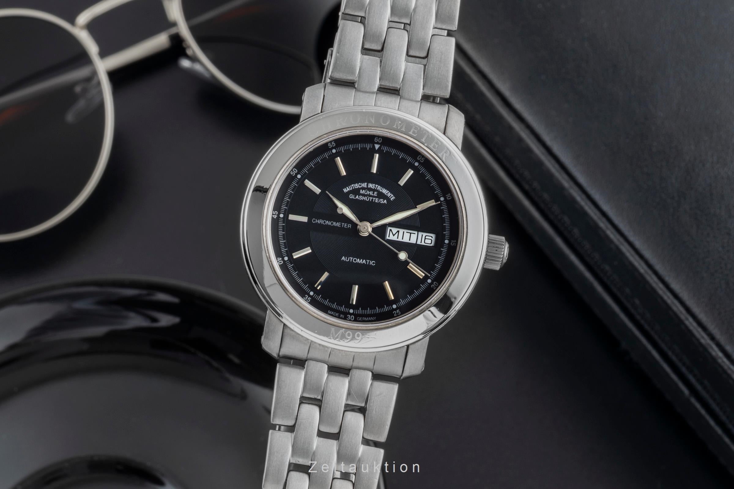 Mühle M99 Chronometer Automatik Titan Herrenuhr Ref. M1-99-20 Box [2505143]