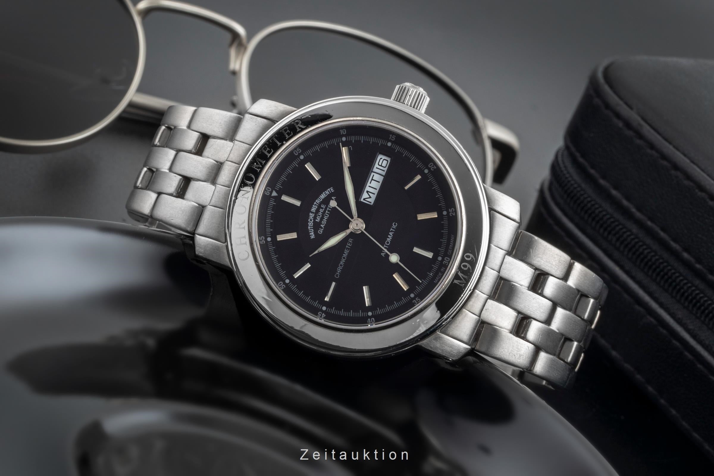 Mühle M99 Chronometer Automatik Titan Herrenuhr Ref. M1-99-20 Box [2505143]