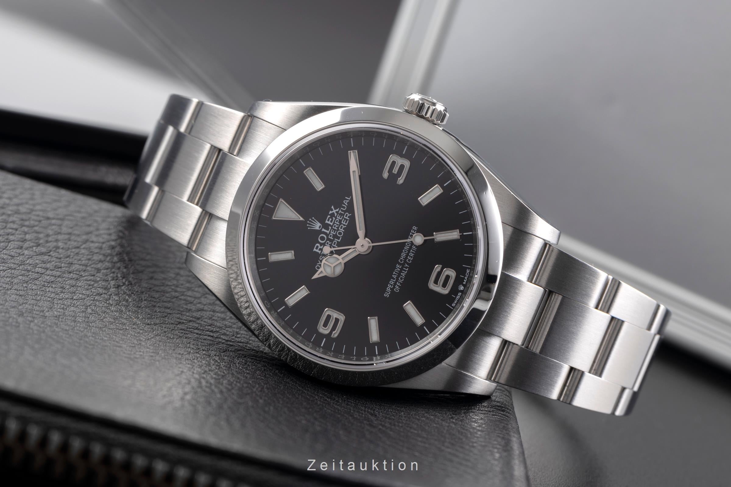 Rolex Explorer acero automático reloj para caballeros 124270  [2505144]