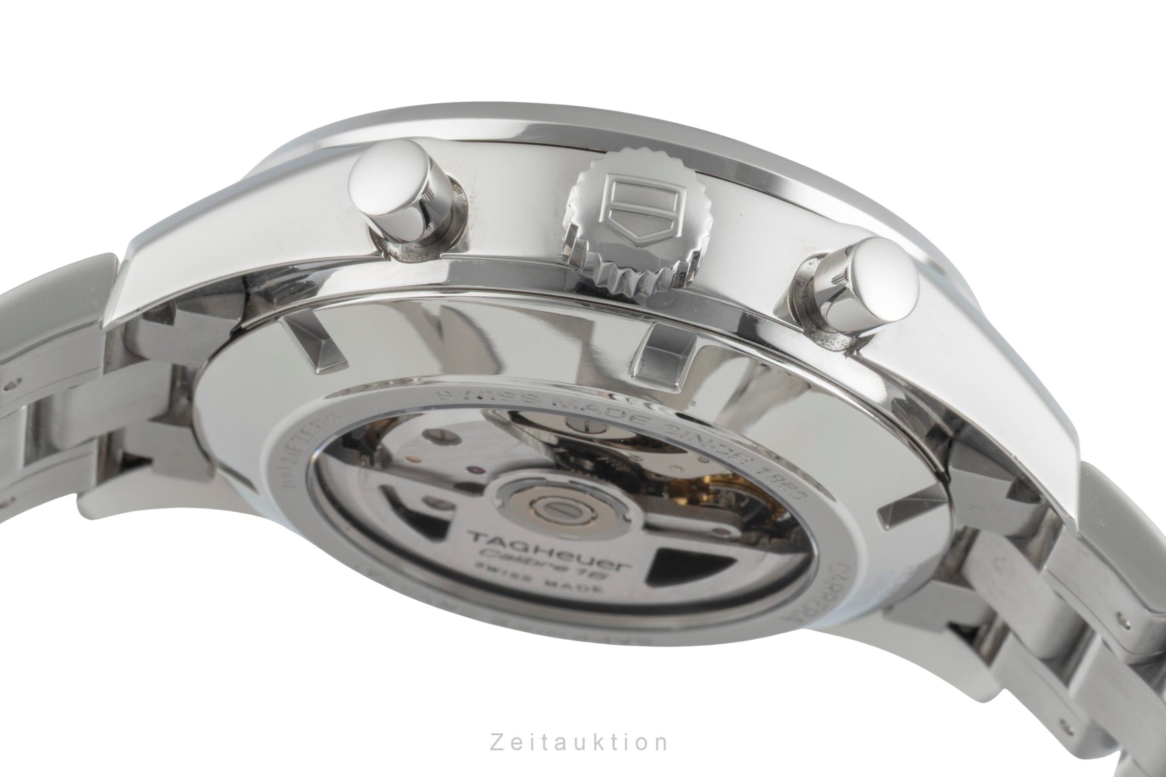 Tag Heuer Carrera Chronograph Stahl Automatik Herrenuhr Ref. CAS2110.BA0730 B&P [2505151]