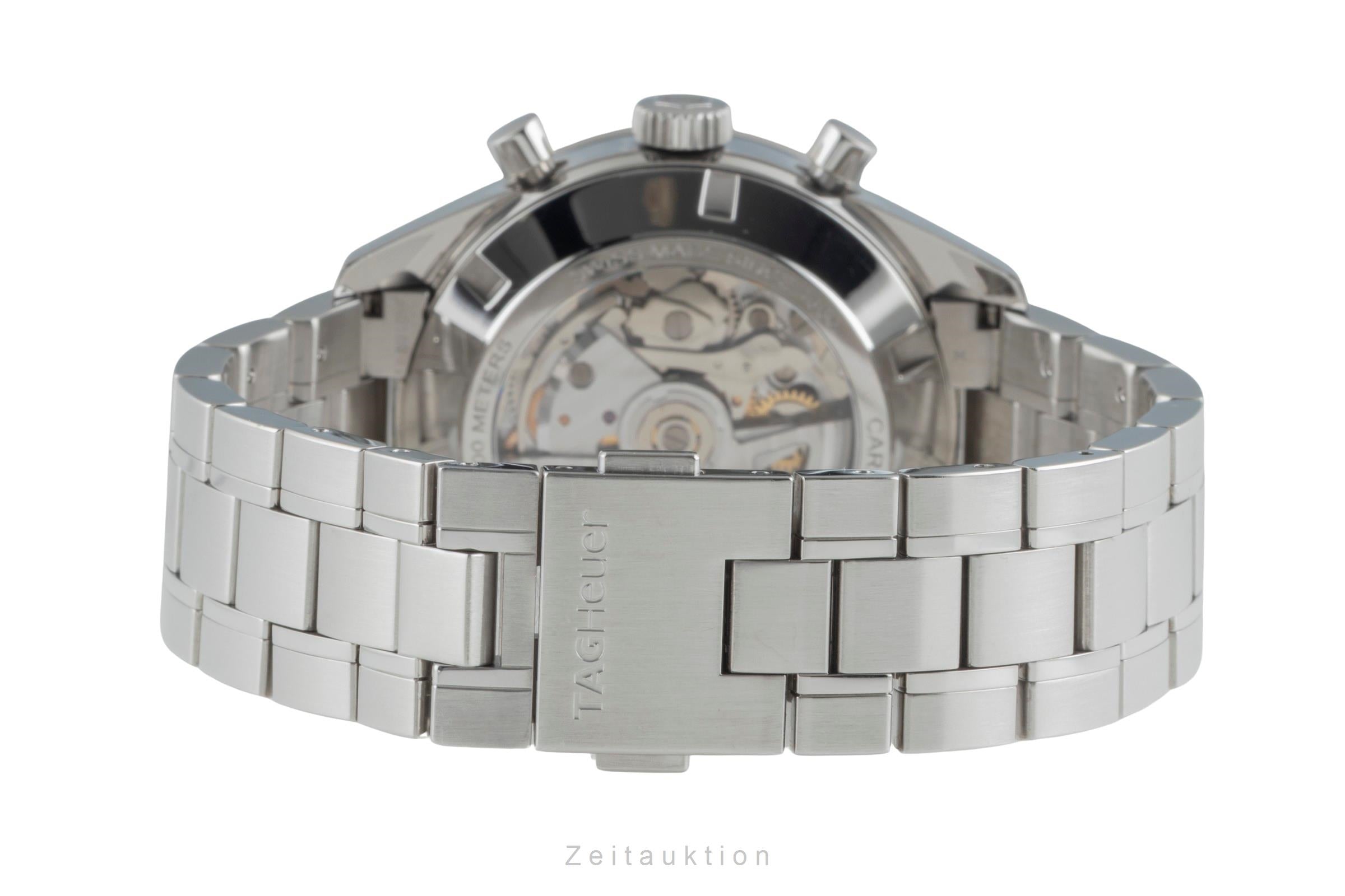 Tag Heuer Carrera Chronograph Stahl Automatik Herrenuhr Ref. CAS2110.BA0730 B&P [2505151]
