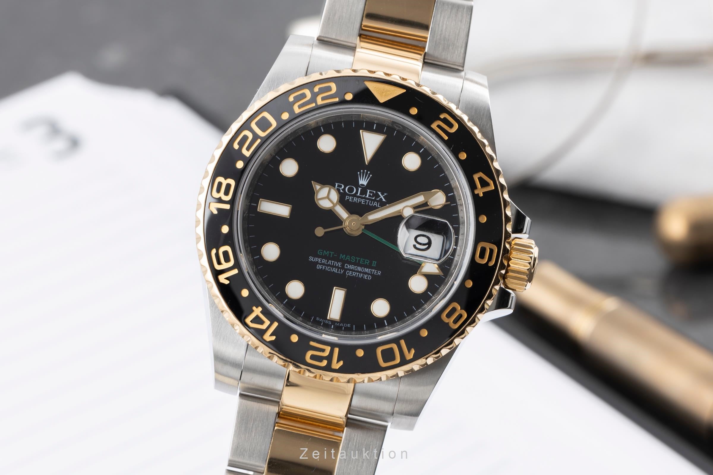 Rolex GMT-Master II steel / gold automatic men's watch 116713  [2505153]