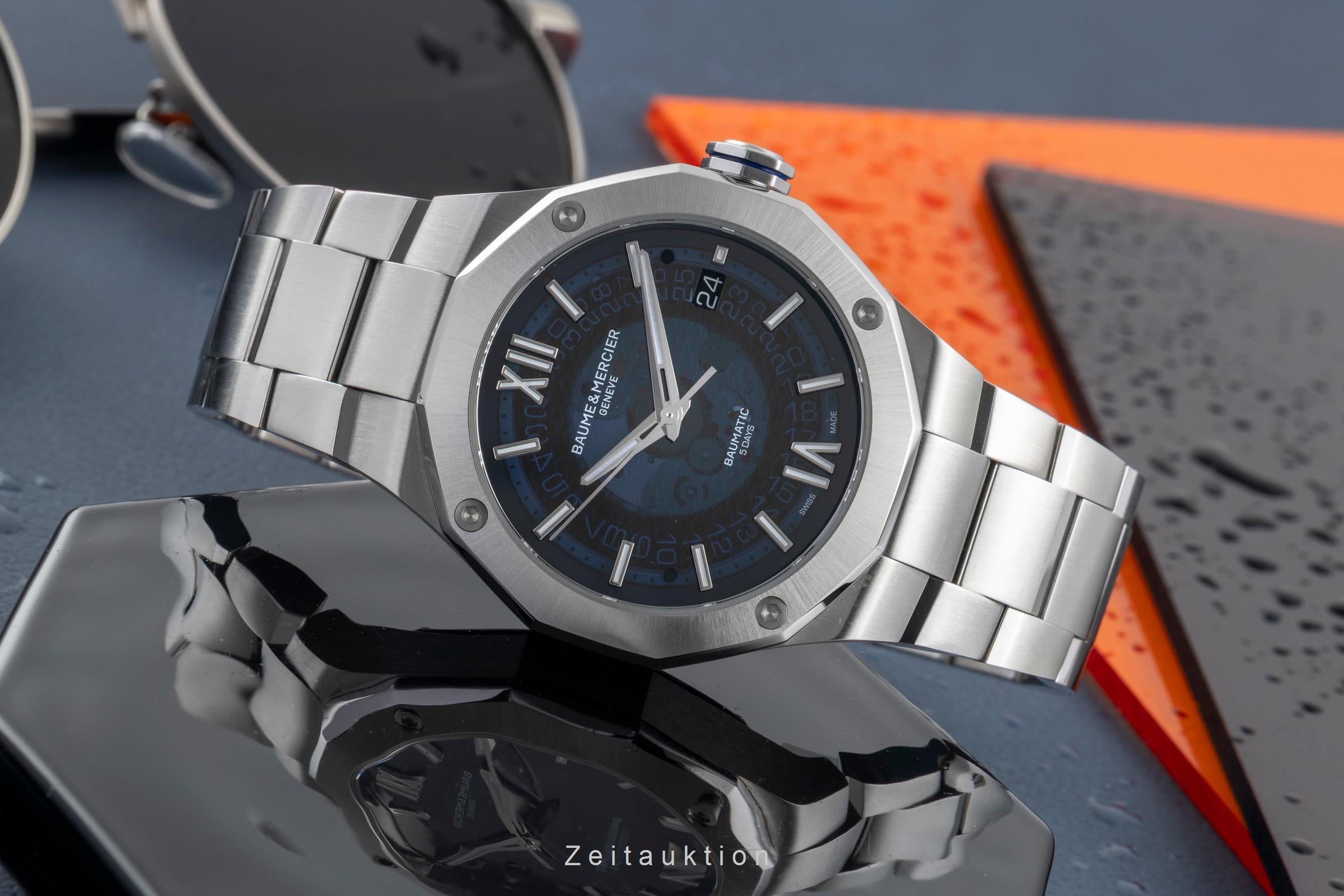 Baume & Mercier Riviera acciaio automatismo orologio da uomo M0A10616   65899  [2505158]