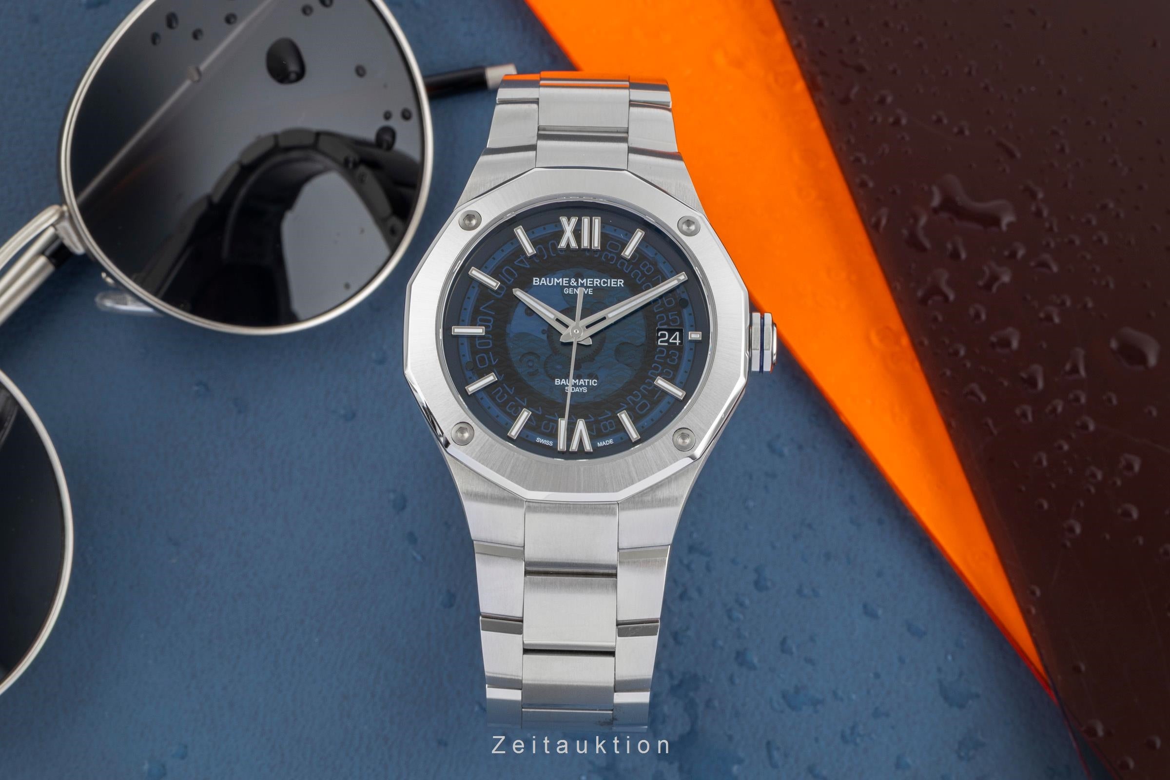 Baume & Mercier Riviera acciaio automatismo orologio da uomo M0A10616   65899  [2505158]