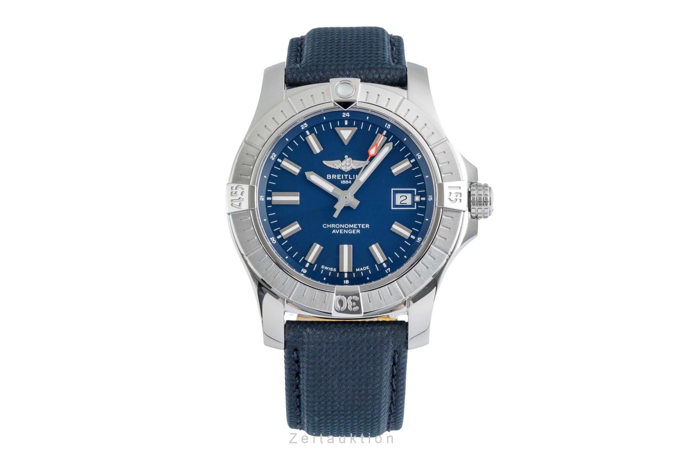 Breitling Avenger acier automatique montre pour hommes A17318 LP: 4800EUR  [2505160]