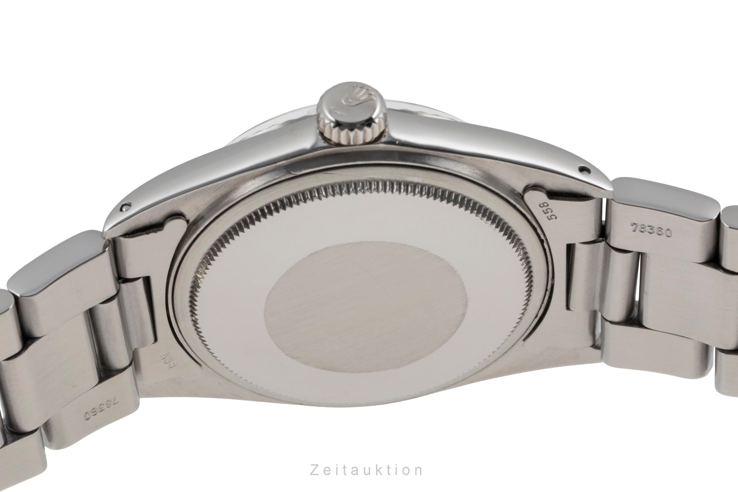 Rolex Datejust acier / or blanc automatique montre pour hommes 1601 Vintage  [2505161]