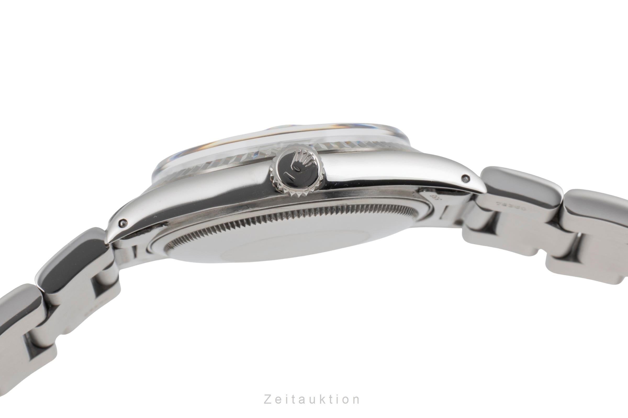 Rolex Datejust acier / or blanc automatique montre pour hommes 1601 Vintage  [2505161]