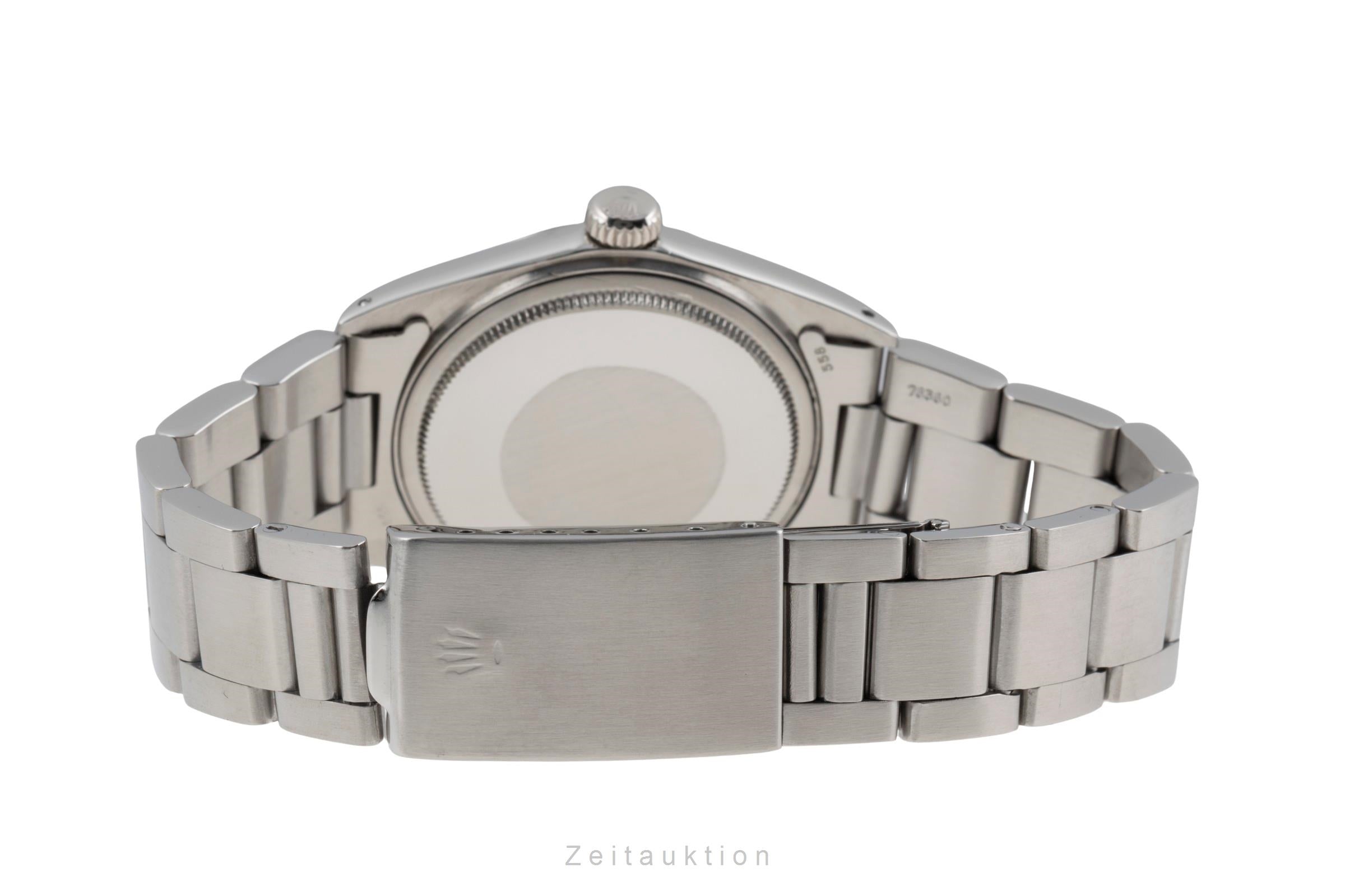 Rolex Datejust acier / or blanc automatique montre pour hommes 1601 Vintage  [2505161]