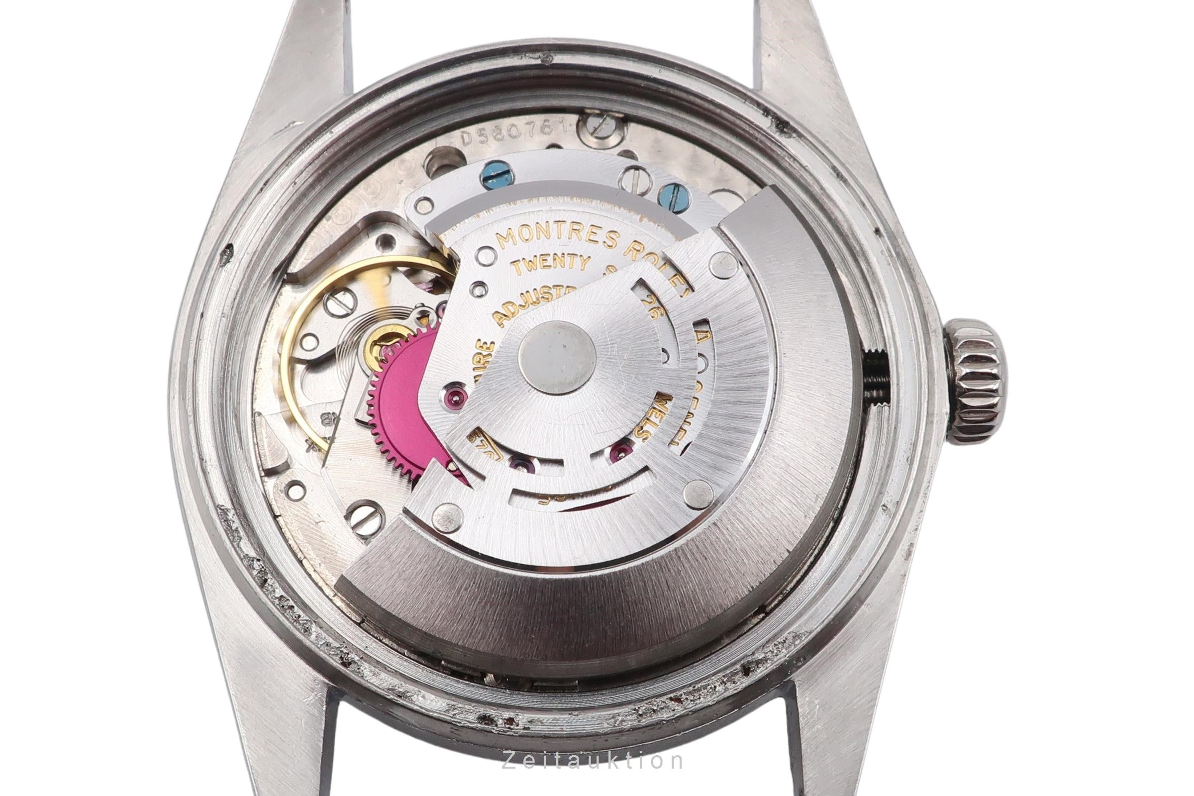 Rolex Datejust acier / or blanc automatique montre pour hommes 1601 Vintage  [2505161]