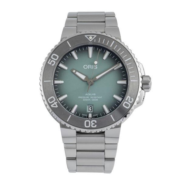 Oris Aquis Date steel automatic men's watch 01 733 7732 4137  [2505162]